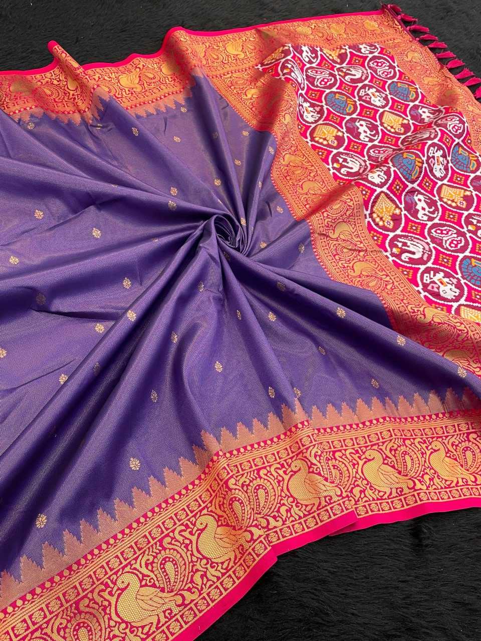 Ynf Tissue Silk RIN116 TISSUE PATOLA Silk Sarees Wholesale Kanjeevaram Sarees Brocade Sarees Zari Border Silk Sarees Manufacturer