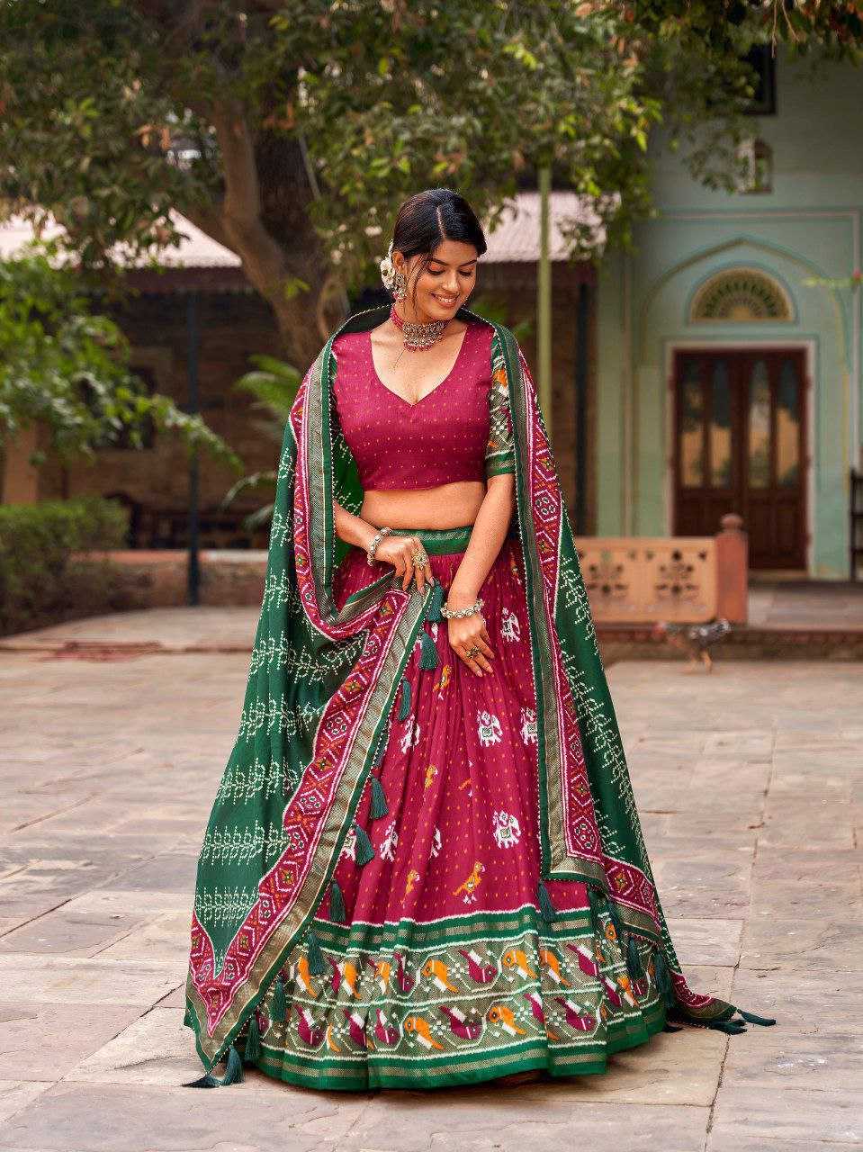 Ynf Tussar Silk KESH187 Panchi Lehengas Wedding Collections Festive Collections Wholesale Fancy Lehenga Wedding Lehenga Printed Lehenga Manufacturer