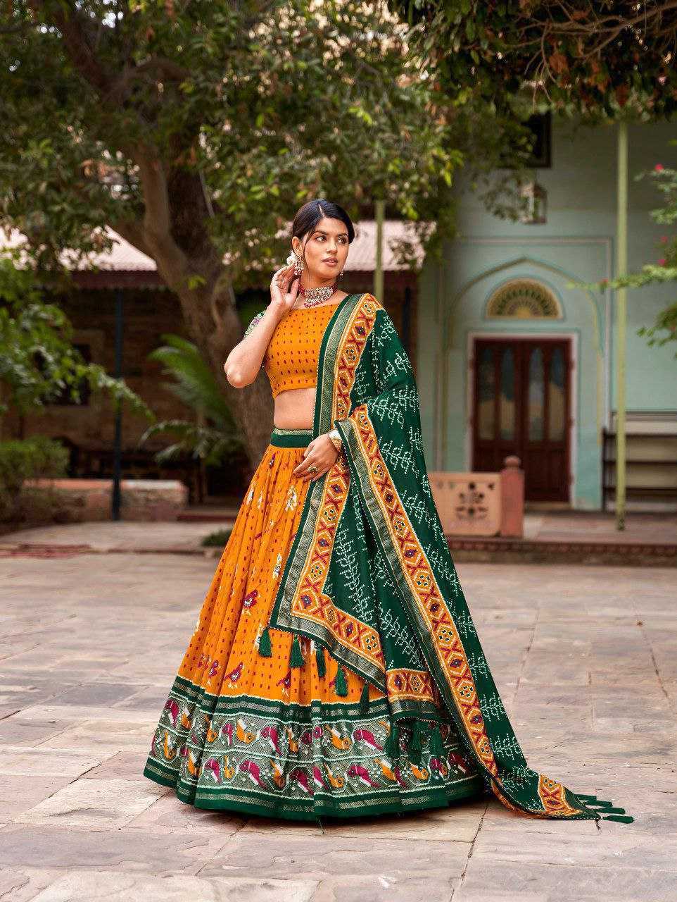 Ynf Tussar Silk KESH187 Panchi Lehengas Wedding Collections Festive Collections Wholesale Fancy Lehenga Wedding Lehenga Printed Lehenga Manufacturer