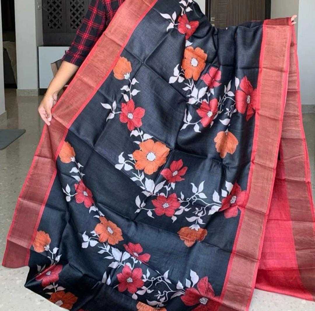 Ynf Tussar Silk KESH418 MKD39 Sarees Wedding Collections Festive Collections Wholesale Printed Sarees Kalamkari Sarees Tussar Sarees Manufacturer