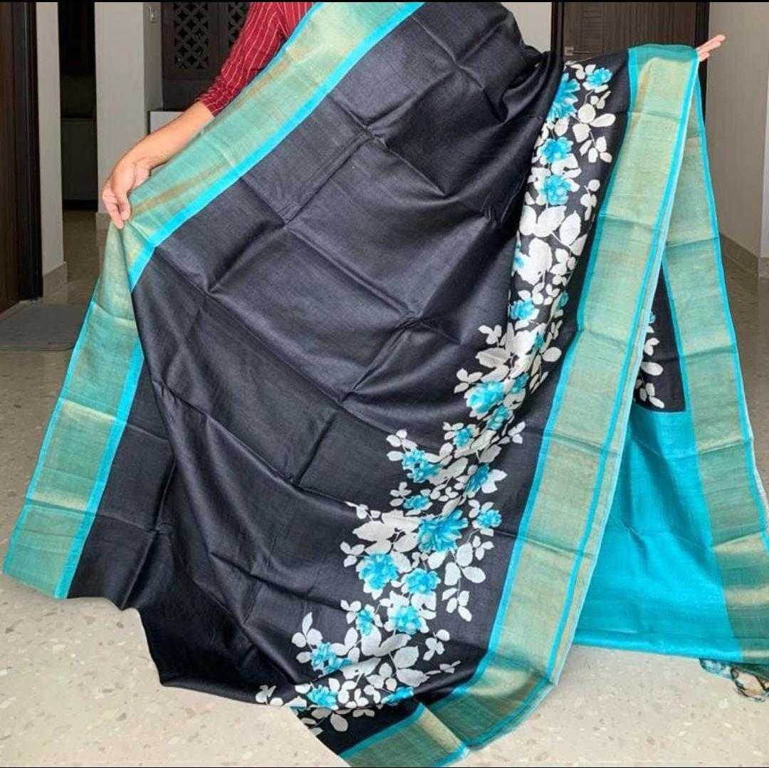 Ynf Tussar Silk KESH418 MKD39 Sarees Wedding Collections Festive Collections Wholesale Printed Sarees Kalamkari Sarees Tussar Sarees Manufacturer