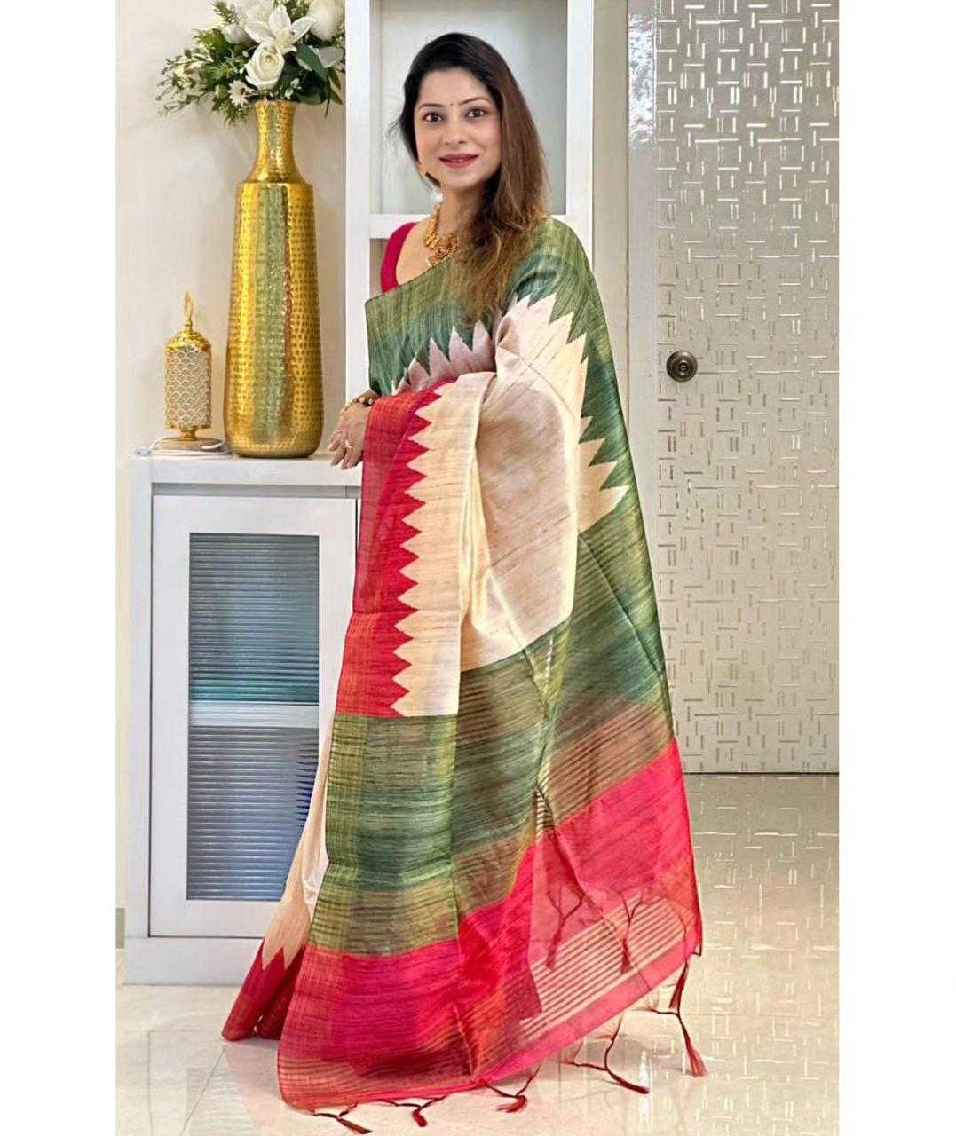 Ynf Tussar Silk KESH418 MKD47 Sarees Silk Sarees Festive Collections Wholesale Fancy Sarees Tussar Silk Sarees Lightweight Silk Sarees Manufacturer