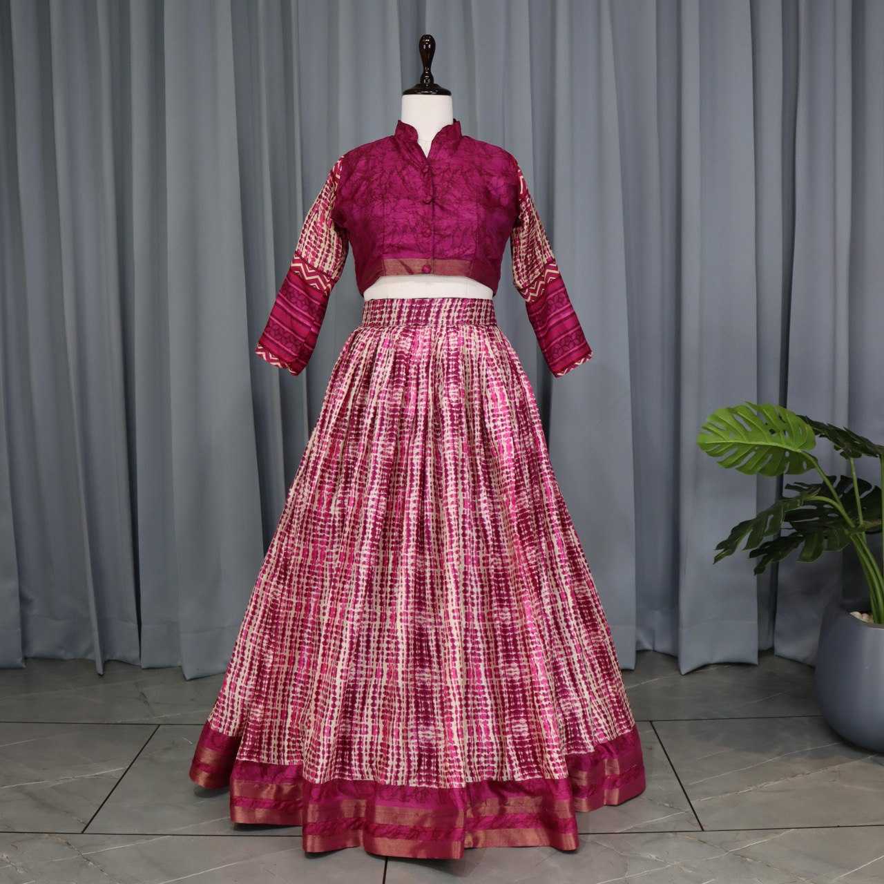 Ynf Tussar Silk RIN119 7141 Lehengas Wedding Collections Festive Collections Wholesale Fancy Lehenga Silk Lehenga Printed Lehenga Manufacturer