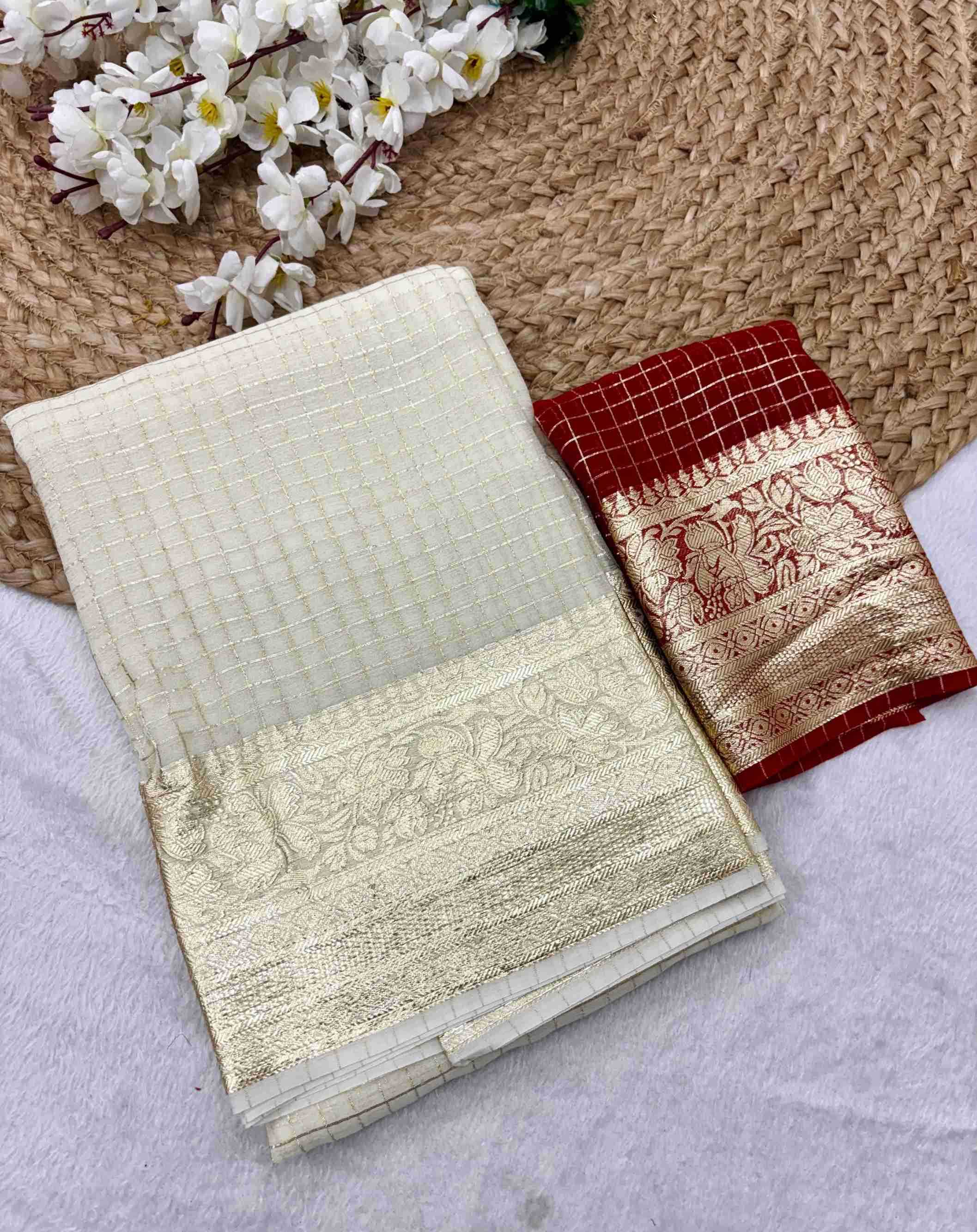 Ynf Viscose KESH222 RUN13 Sarees Wholesale Designer Sarees Jacquard Saree Viscose Saree Manufacturer