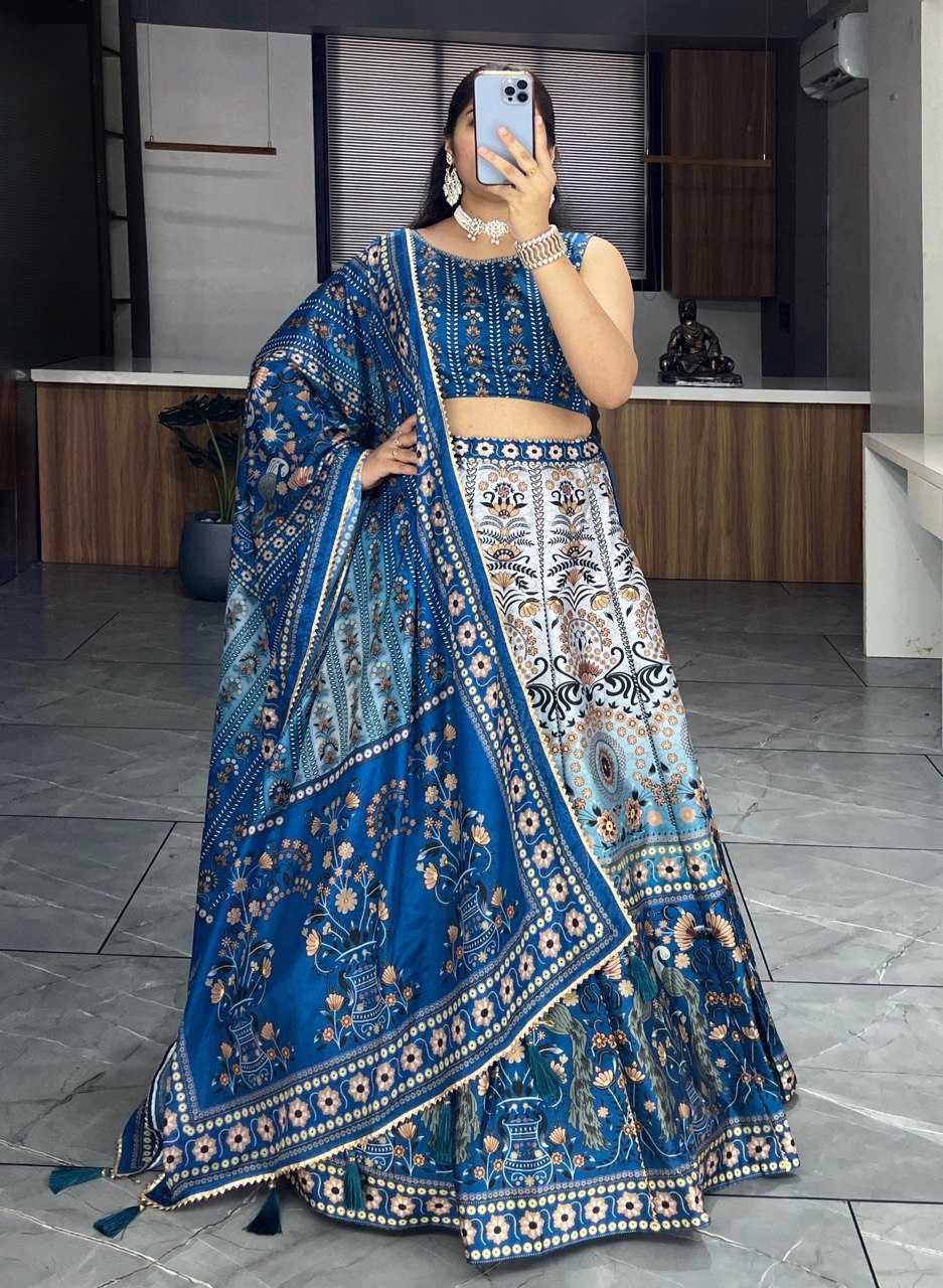 Ynf Art Silk RIN119 GRTN7131 Lehengas Wedding Collections Wholesale Wedding Lehenga Printed Lehenga Manufacturer