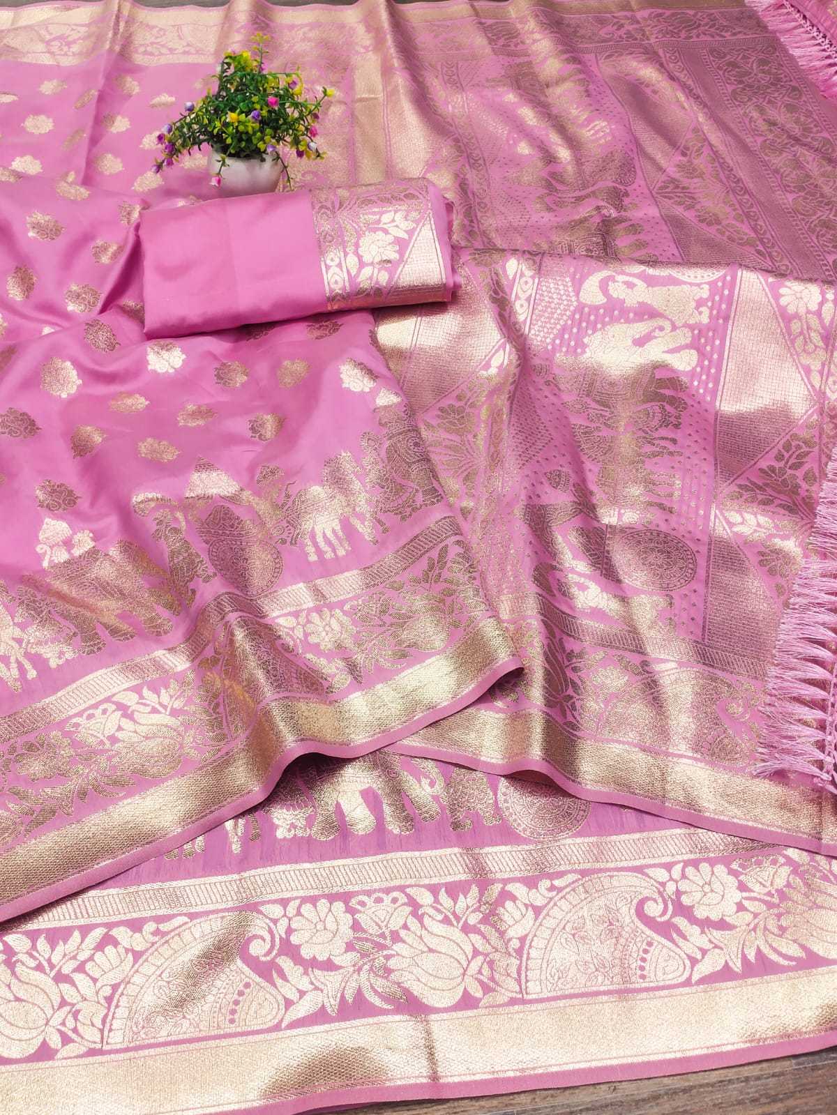 Ynf Banana Silk RIN113 DW-KUSUM Sarees Wholesale Designer Sarees Silk Sarees Festive Sarees Manufacturer