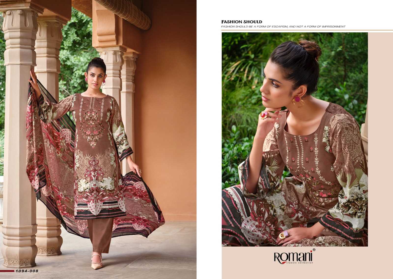 Ynf Cotton KESH444 ROMANI-AARZU VOL 11 Suits & Dresses Islamic Clothing Festive Collections Wholesale Pakistani Suits Cotton Suits Printed Dresses Manufacturer