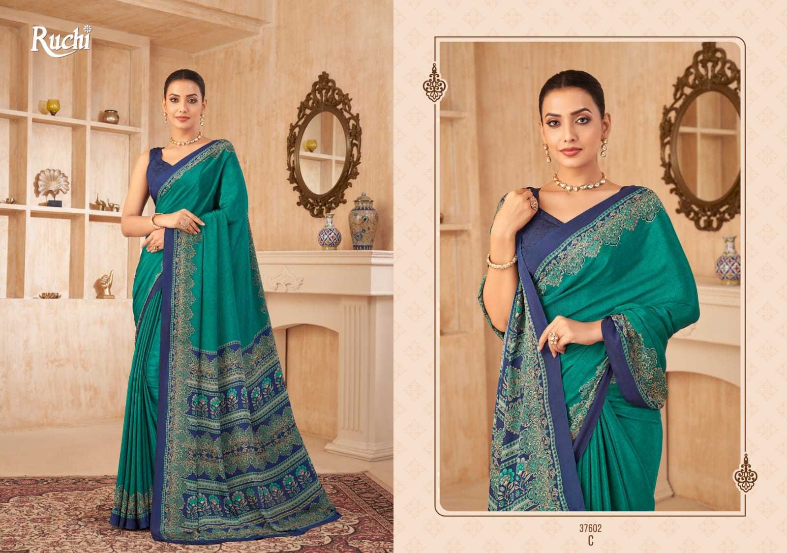 Ynf Crepe Silk KESH416 Ruchi-VIVANTA SILK Silk Sarees Wedding Collections Festive Collections Wholesale Crepe Silk Saree Party Wear Silk Sarees Silk Sarees For Weddings Manufacturer