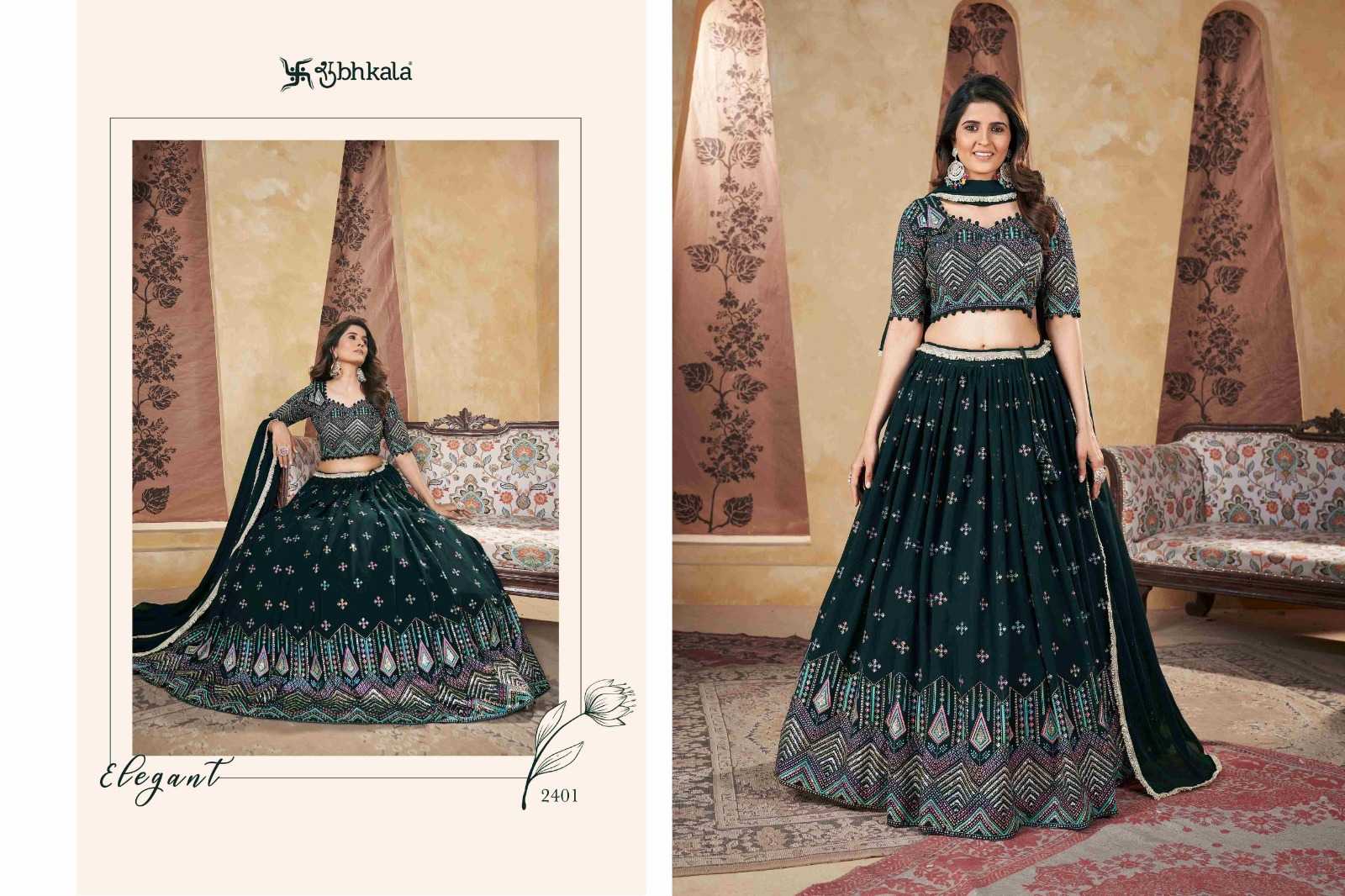 Ynf Fancy KESH416 Shub kala -Girly Vol. 29 Lehengas Wedding Collections Festive Collections Wholesale Designer Lehenga Choli Heavy Lehenga After-Party Outfits Manufacturer