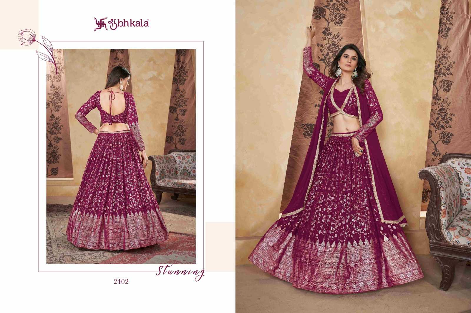 Ynf Fancy KESH416 Shub kala -Girly Vol. 29 Lehengas Wedding Collections Festive Collections Wholesale Designer Lehenga Choli Heavy Lehenga After-Party Outfits Manufacturer