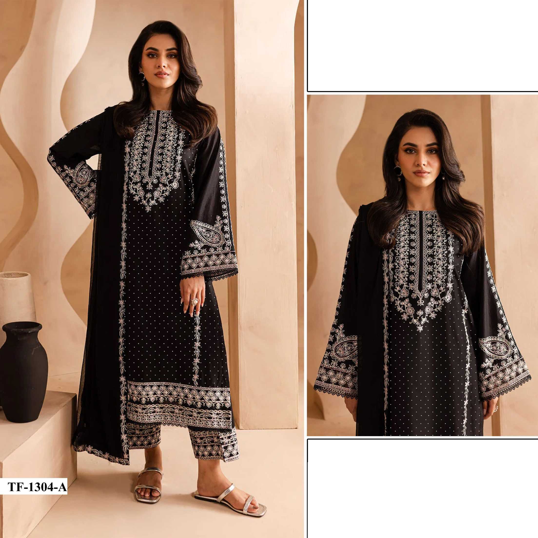 Ynf Faux Georgette RIN187 M-4222 Suits & Dresses Islamic Clothing Festive Collections Wholesale Sharara Salwar Suits Party wear suits Eid Collections Manufacturer