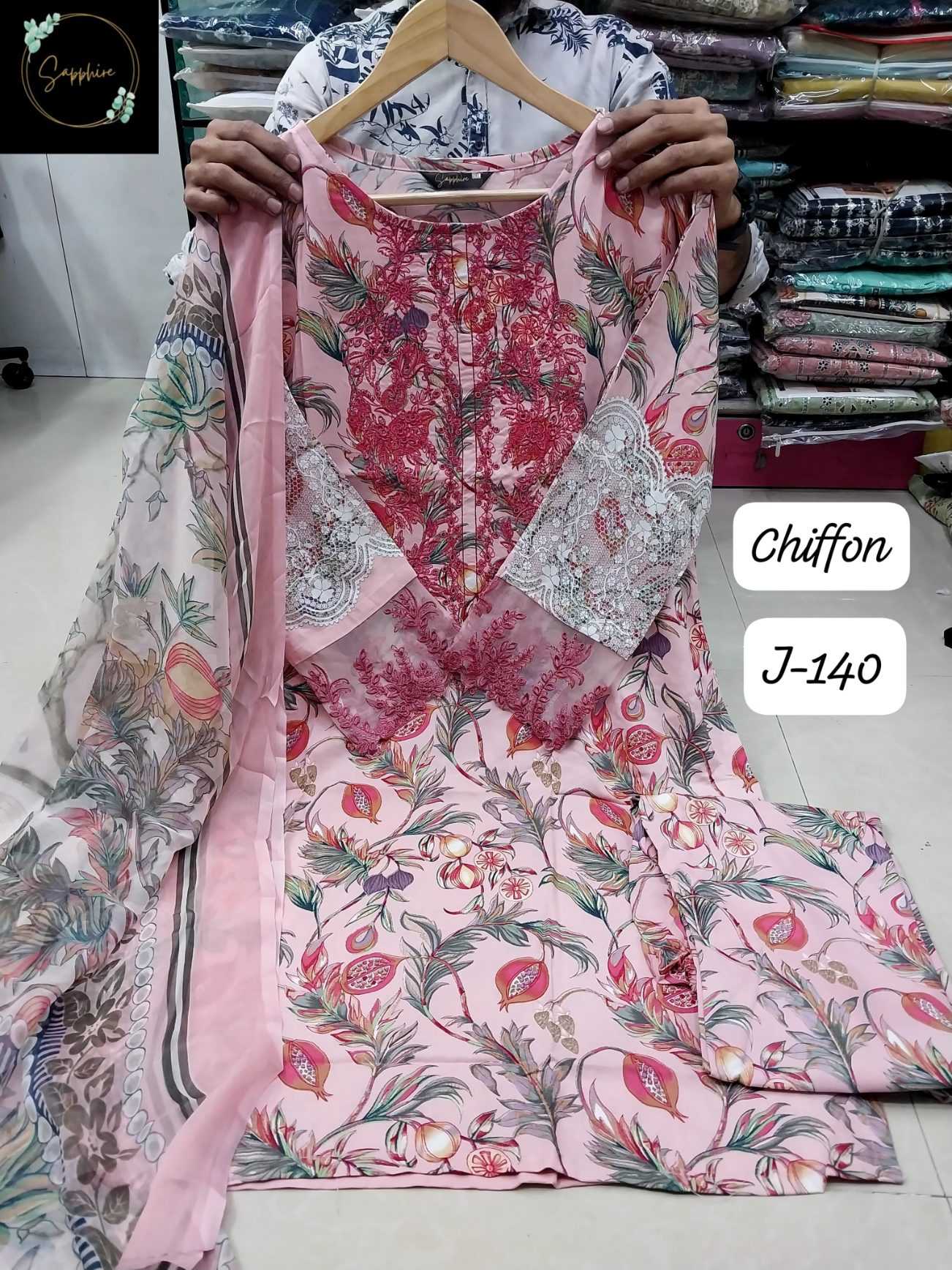 Ynf Heavy Rayon RIN186 SAPPHIRE JAZMIN 140 Suits & Dresses Islamic Clothing Festive Collections Wholesale Pakistani Suits Party wear suits Eid Collections Manufacturer