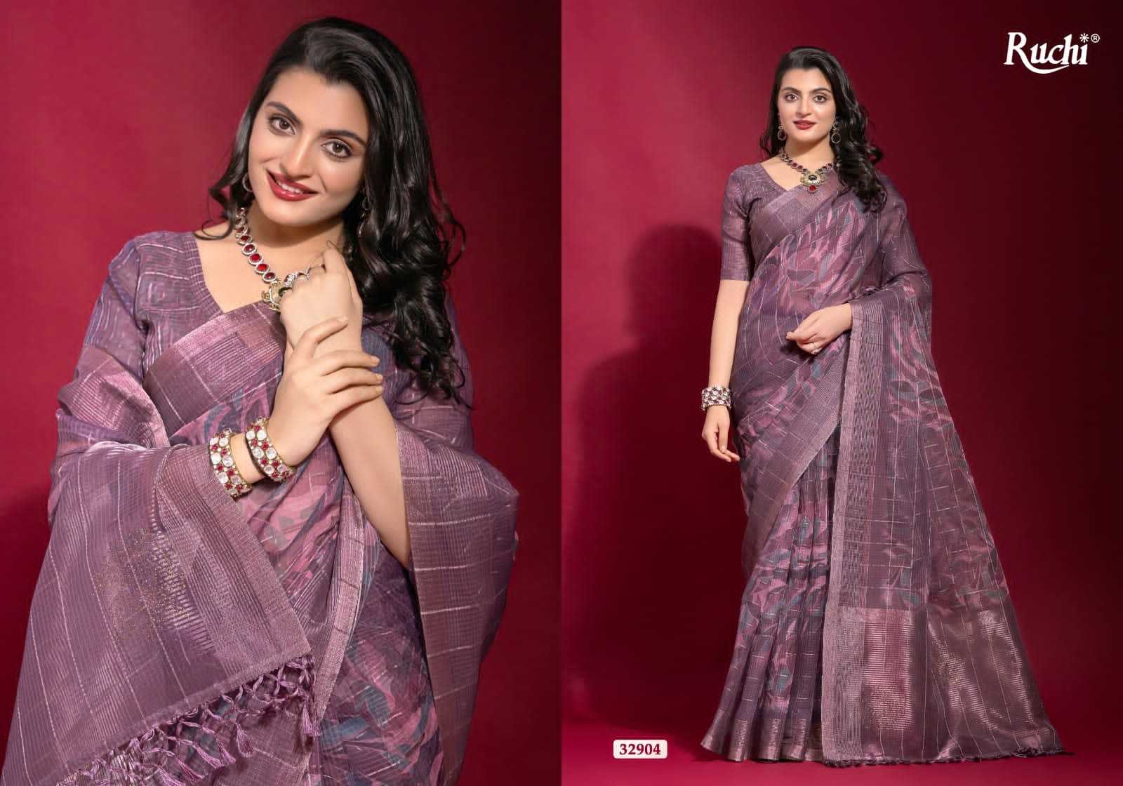 Ynf Linen KESH416 RUCHI-KRISHA Silk Sarees Wedding Collections Festive Collections Wholesale Printed Silk Saree Pure Zari Silk Sarees Linen Silk Sarees Manufacturer