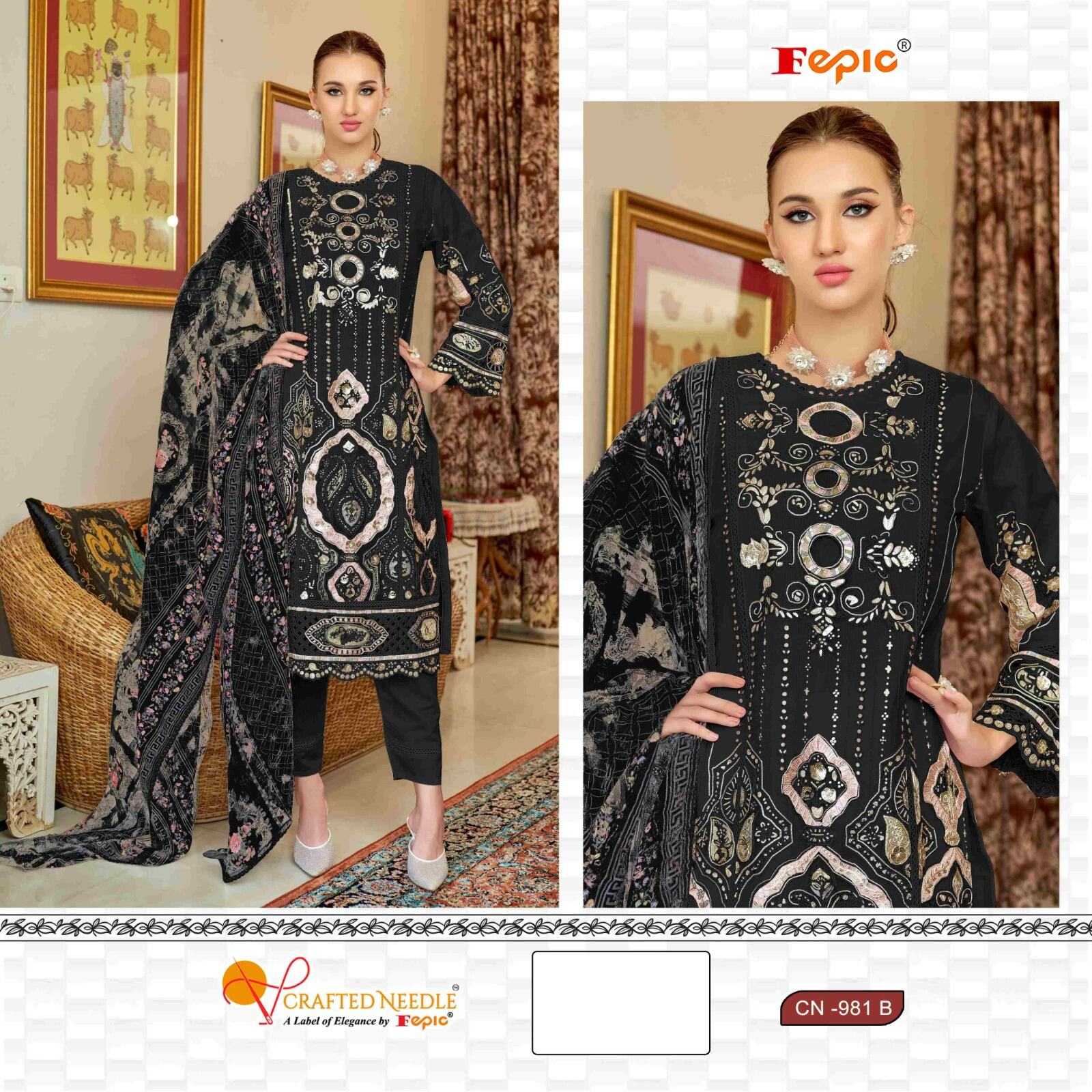 Ynf Organza KESH446 CRAFTED NEEDLE-CN981 Suits & Dresses Islamic Clothing Festive Collections Wholesale Pakistani Suits Afghani Suits Embroidered Suits Manufacturer