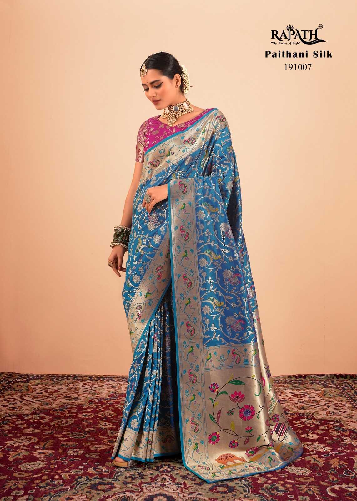 Ynf Paithani Silk KESH113 Rajpath-Shailja Silk Sarees Silk Sarees Festive Collections Wholesale Party Wear Sarees Fancy Sarees Paithani Sarees Manufacturer