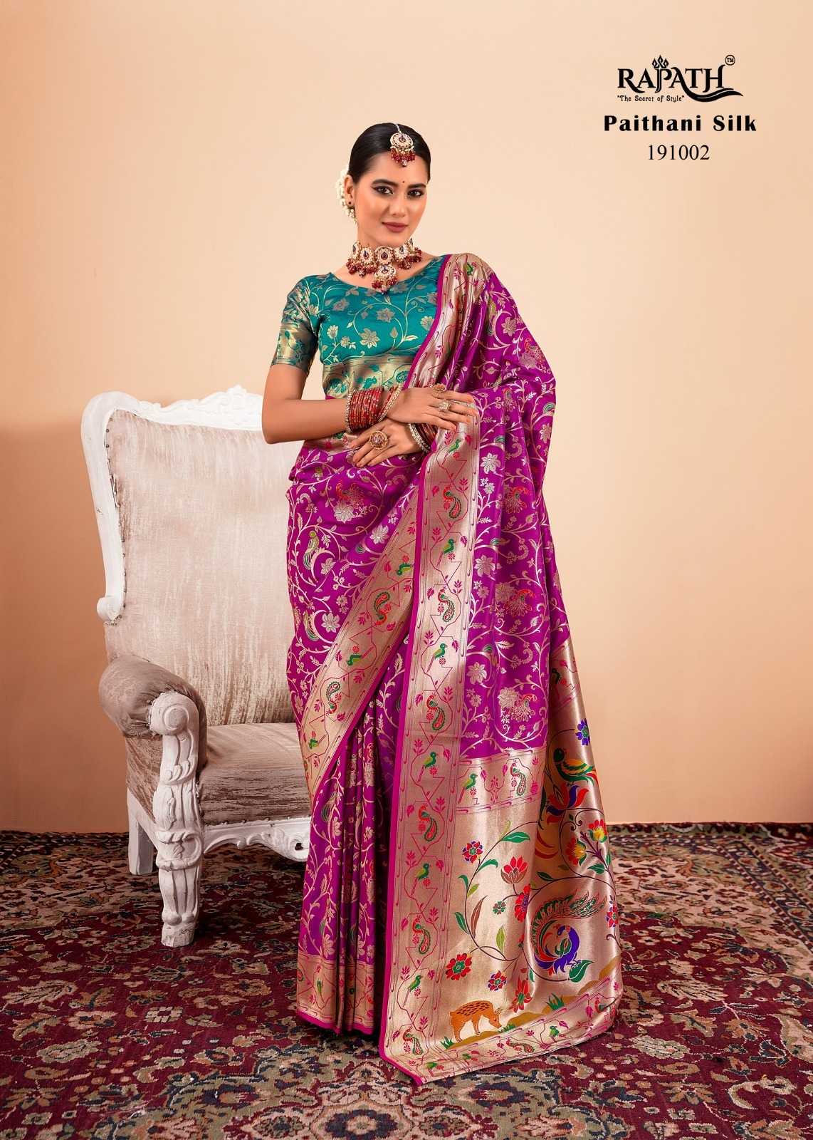 Ynf Paithani Silk KESH113 Rajpath-Shailja Silk Sarees Silk Sarees Festive Collections Wholesale Party Wear Sarees Fancy Sarees Paithani Sarees Manufacturer