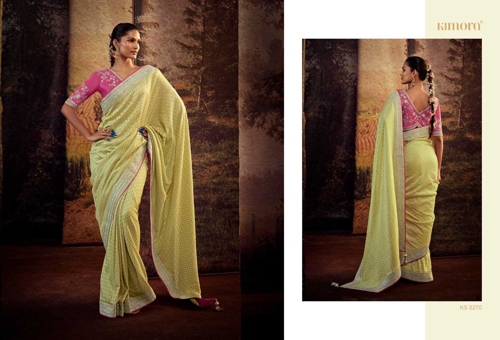 Ynf Fancy RIN18 KIMORA KIMORA HIT VOLUM Sarees Wholesale Ladies Sarees Embroidered Sarees Swarovski Sarees Manufacturer