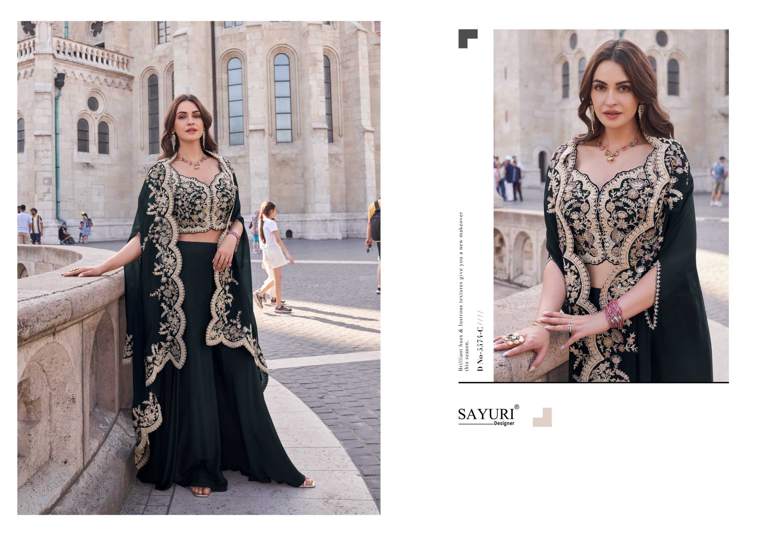 Ynf Premium Silk RIN187 Sayuri-Jannat Platinum Suits & Dresses Islamic Clothing Festive Collections Wholesale Sharara Salwar Suits Party wear suits Eid Collections Manufacturer