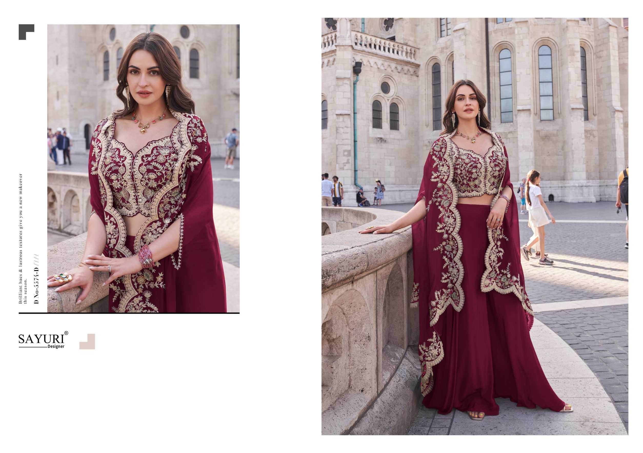 Ynf Premium Silk RIN187 Sayuri-Jannat Platinum Suits & Dresses Islamic Clothing Festive Collections Wholesale Sharara Salwar Suits Party wear suits Eid Collections Manufacturer