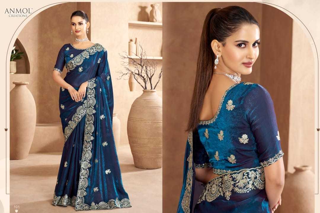 Ynf Satin RIN184 ANMOL-JADE Sarees Diwali Collections Festive Collections Wholesale Party Wear Sarees Embroidered Sarees Traditional Sarees Manufacturer