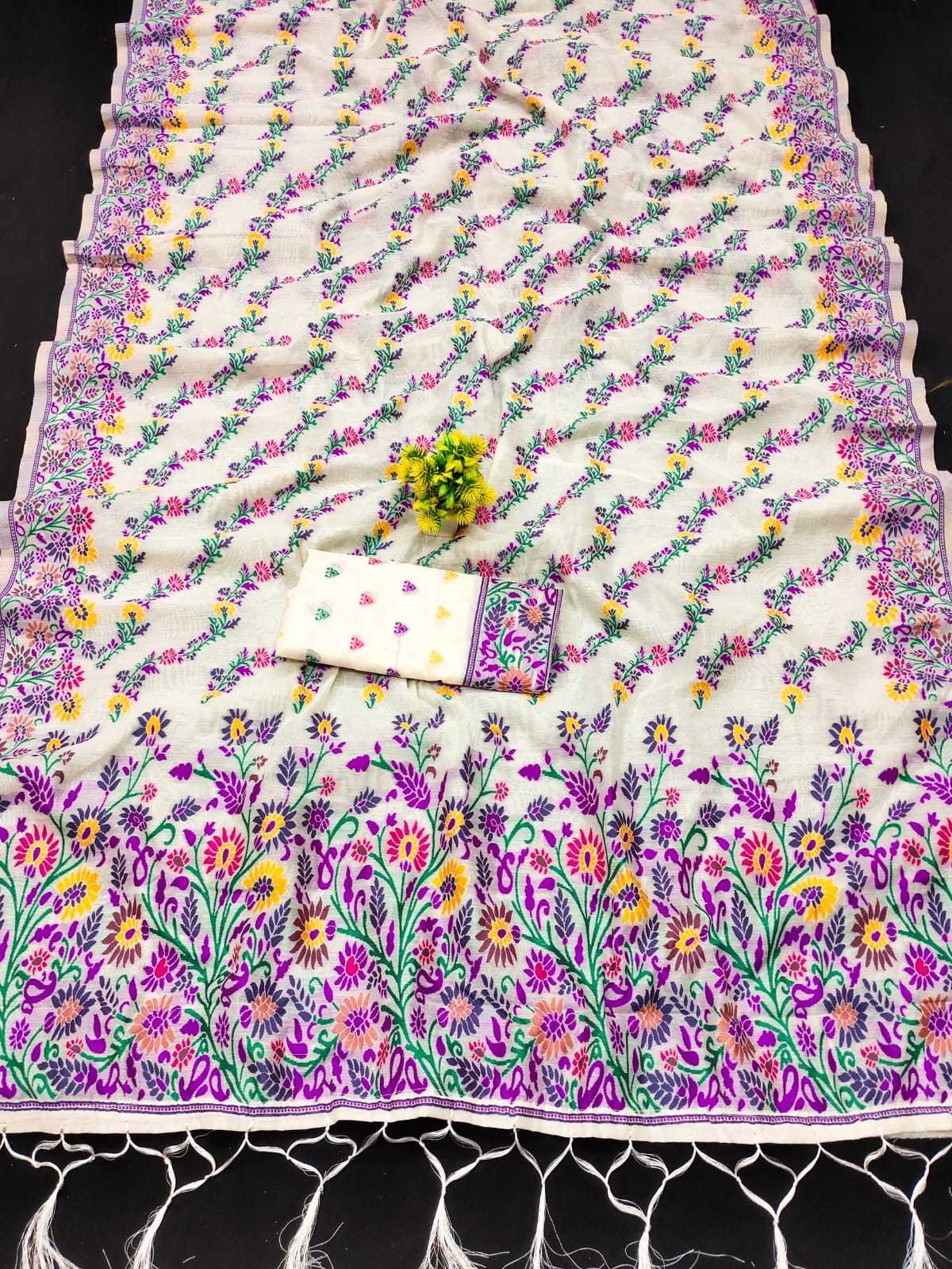 Ynf Soft Cotton Silk RIN113 DW-JAAL Sarees Wholesale Designer Sarees Cotton Sarees Silk Sarees Manufacturer