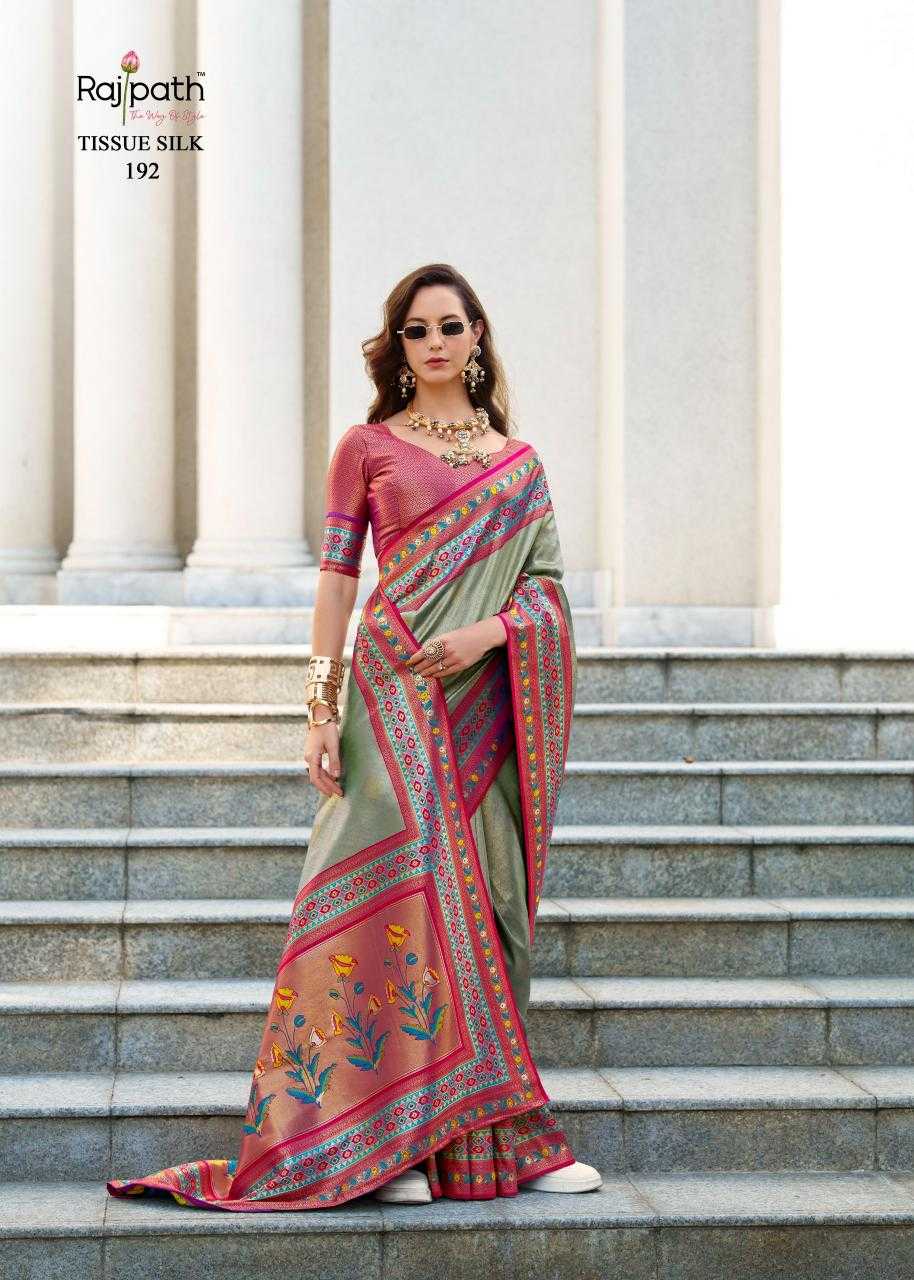 Ynf Tissue Silk KESH416 RajPath-Rajkumari Silk Sarees Wedding Collections Festive Collections Wholesale Heavy Silk Sarees Designer Silk Sarees Silk Sarees For Weddings Manufacturer