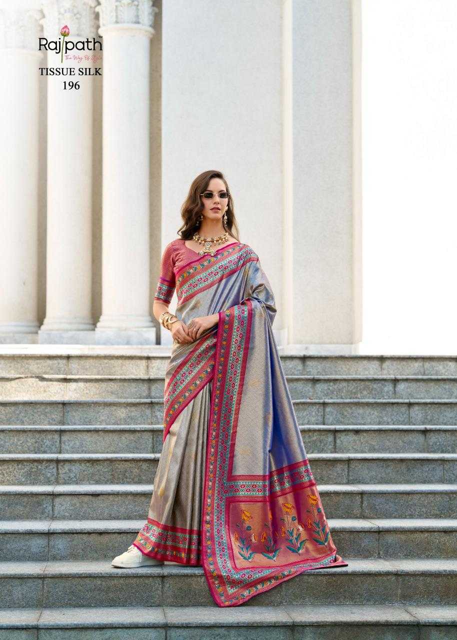 Ynf Tissue Silk KESH416 RajPath-Rajkumari Silk Sarees Wedding Collections Festive Collections Wholesale Heavy Silk Sarees Designer Silk Sarees Silk Sarees For Weddings Manufacturer