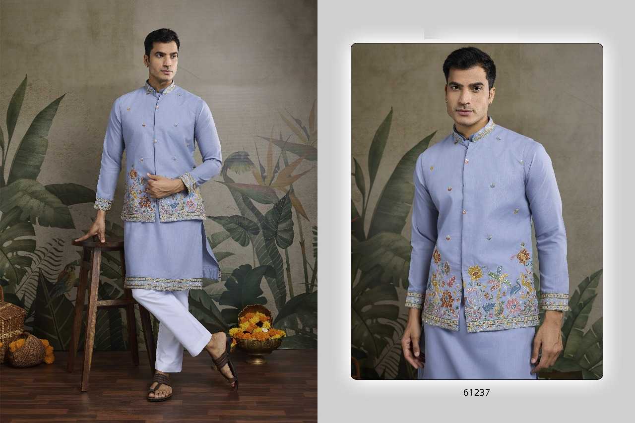 Ynf Cotton RIN197 2818 Mens Wear Wholesale Mens Kurtas Men Wedding kurta Embroidered Kurta Pajama Manufacturer