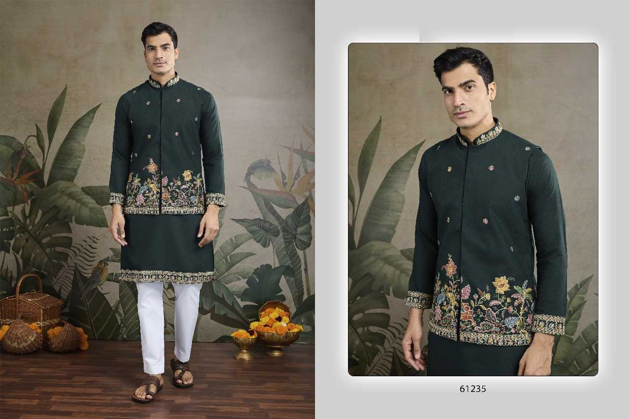 Ynf Cotton RIN197 2818 Mens Wear Wholesale Mens Kurtas Men Wedding kurta Embroidered Kurta Pajama Manufacturer
