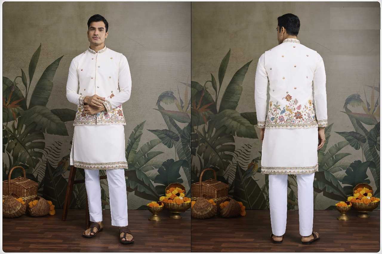 Ynf Cotton RIN197 2818 Mens Wear Wholesale Mens Kurtas Men Wedding kurta Embroidered Kurta Pajama Manufacturer