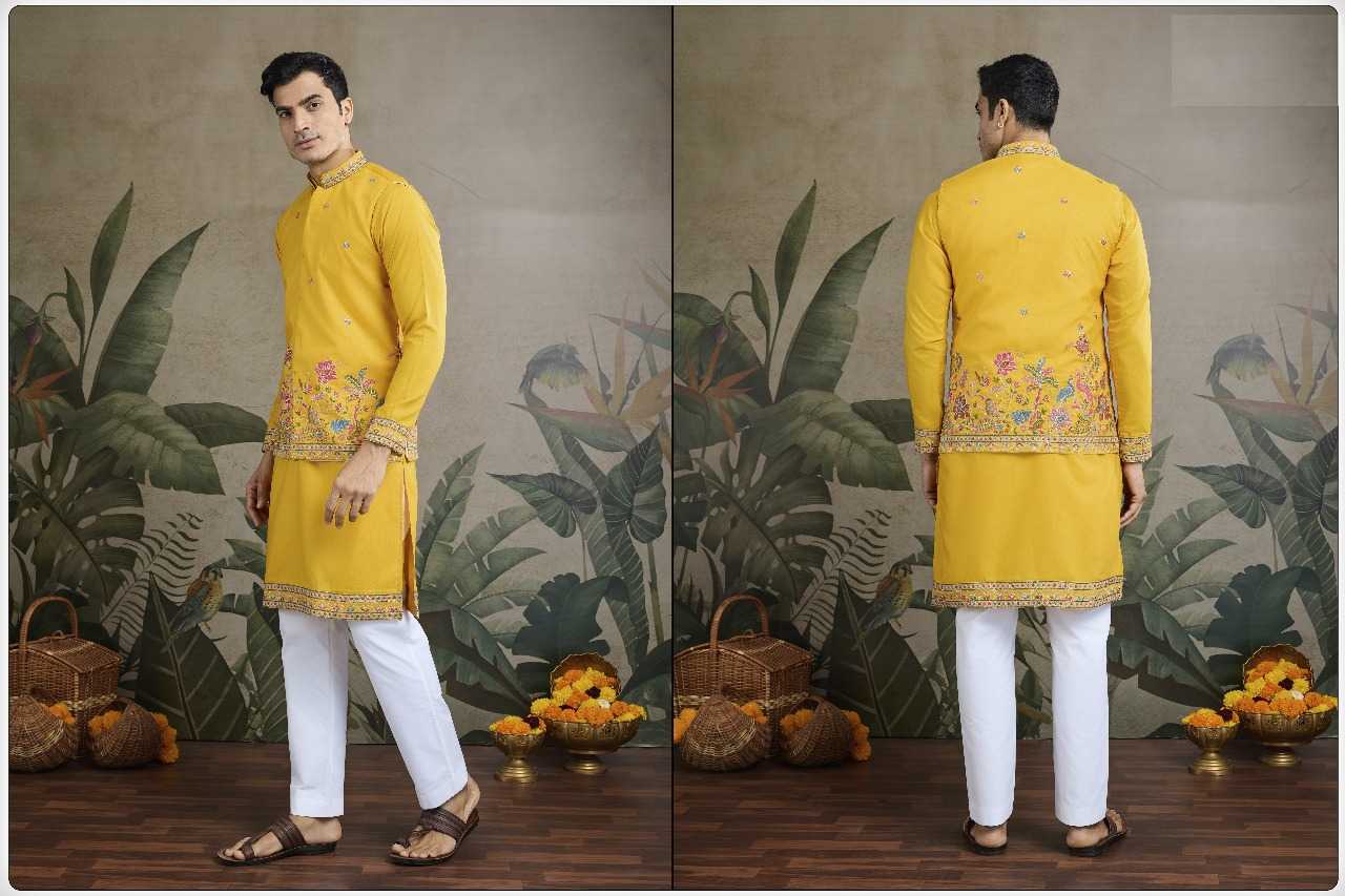 Ynf Cotton RIN197 2818 Mens Wear Wholesale Mens Kurtas Men Wedding kurta Embroidered Kurta Pajama Manufacturer