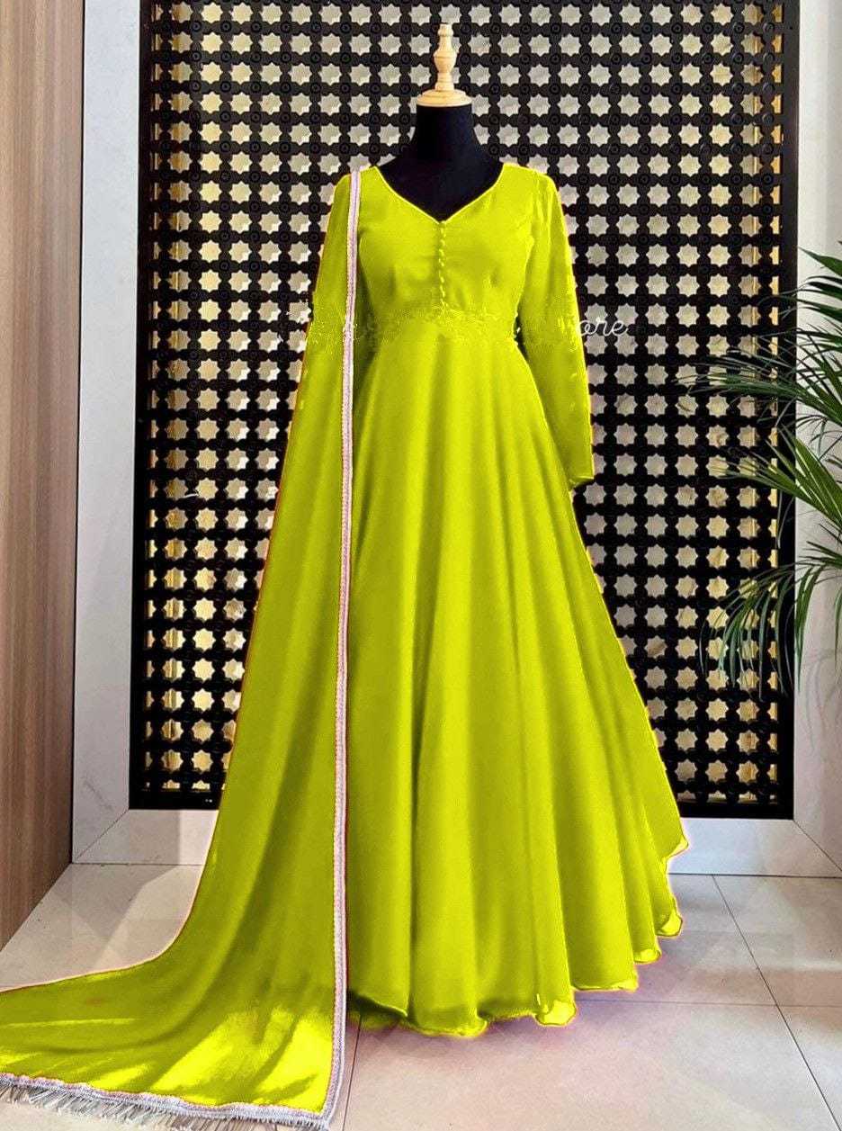 Ynf Faux Georgette RIN157 2652 Gowns Wedding Collections Festive Collections Wholesale Fancy Gowns Party Gowns Georgette Gown Manufacturer