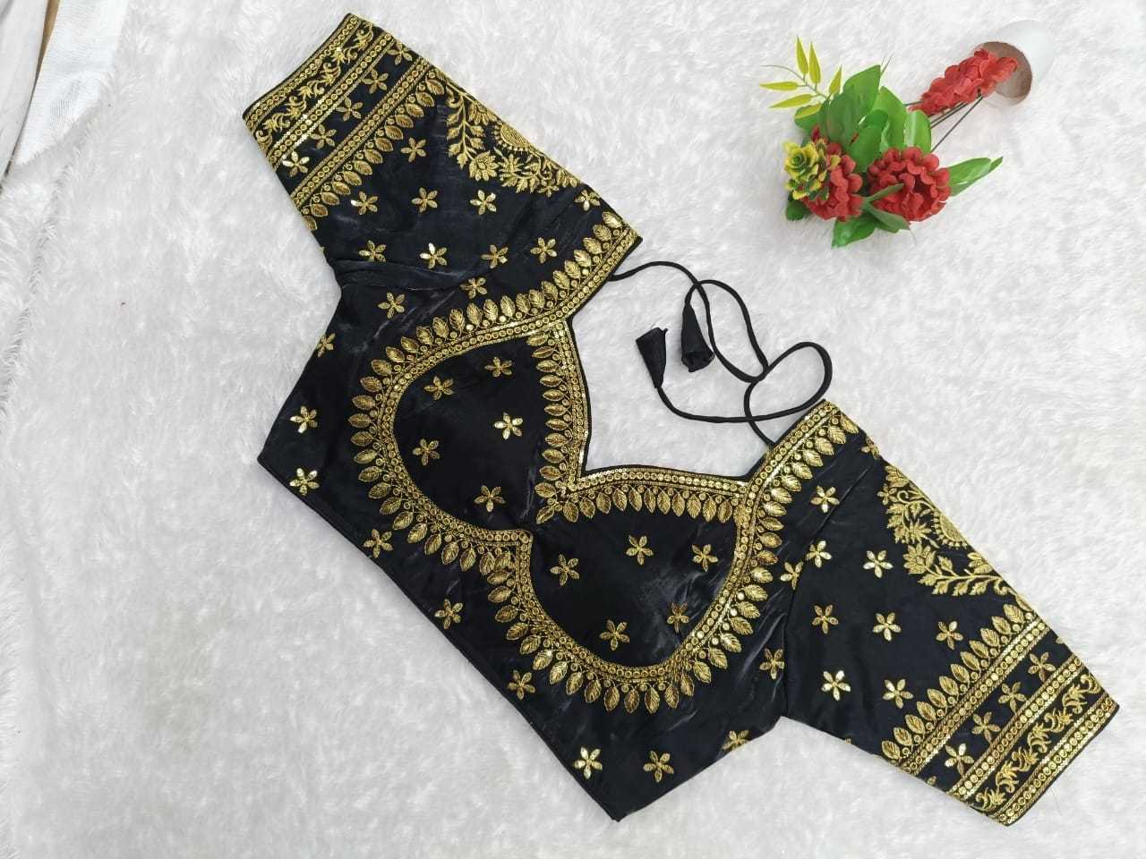 Ynf Jimmy Choo KESH356 121 Readymade Blouses Wholesale Embroidered Blouses Silk Blouse Manufacturer