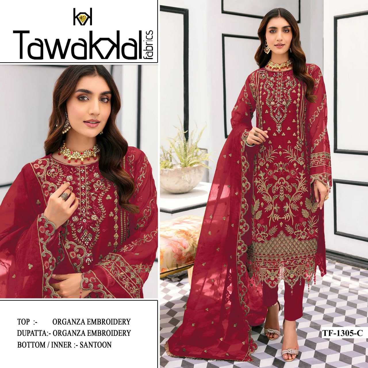 Ynf Organza Silk RIN131 TF ~ 1305 Kurti Wholesale Fancy Kurti Embroidered Kurtis Printed Silk Kurti Manufacturer