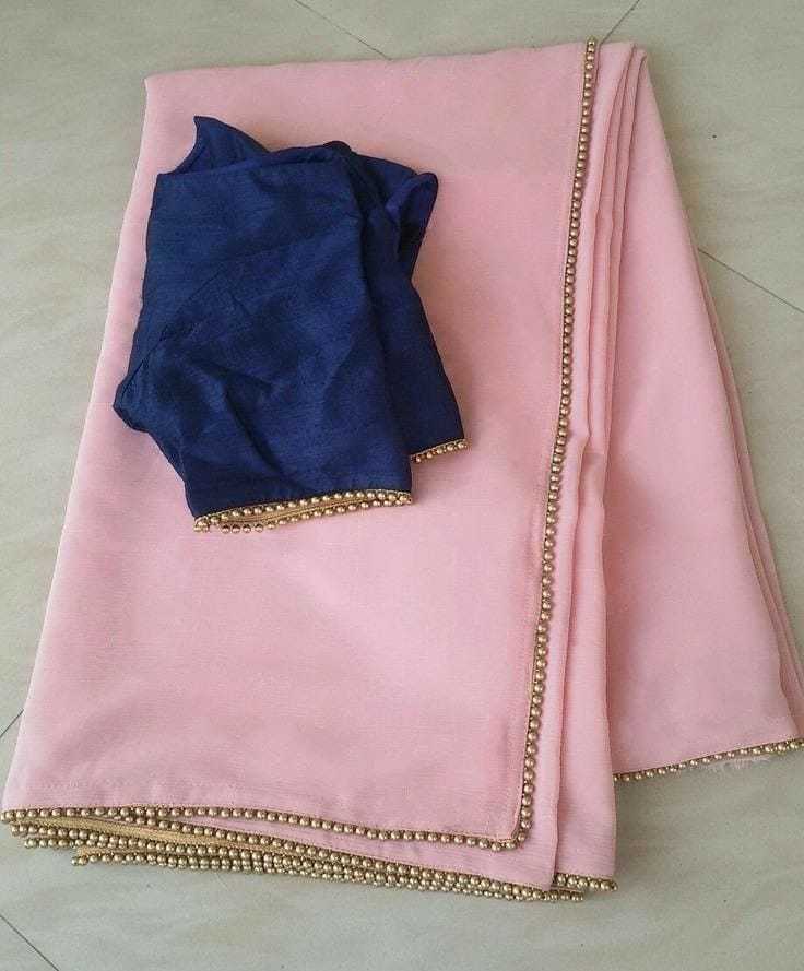 Ynf Georgette RIN157 PC SAREE-230 Sarees Wedding Collections Festive Collections Wholesale Georgette Sarees Plain Sarees Sarees With Blouse Manufacturer