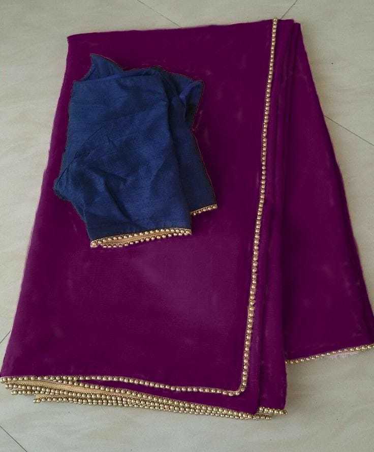 Ynf Georgette RIN157 PC SAREE-230 Sarees Wedding Collections Festive Collections Wholesale Georgette Sarees Plain Sarees Sarees With Blouse Manufacturer