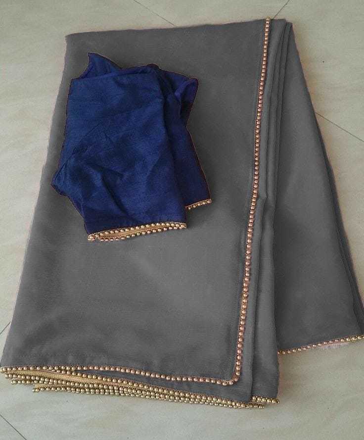 Ynf Georgette RIN157 PC SAREE-230 Sarees Wedding Collections Festive Collections Wholesale Georgette Sarees Plain Sarees Sarees With Blouse Manufacturer