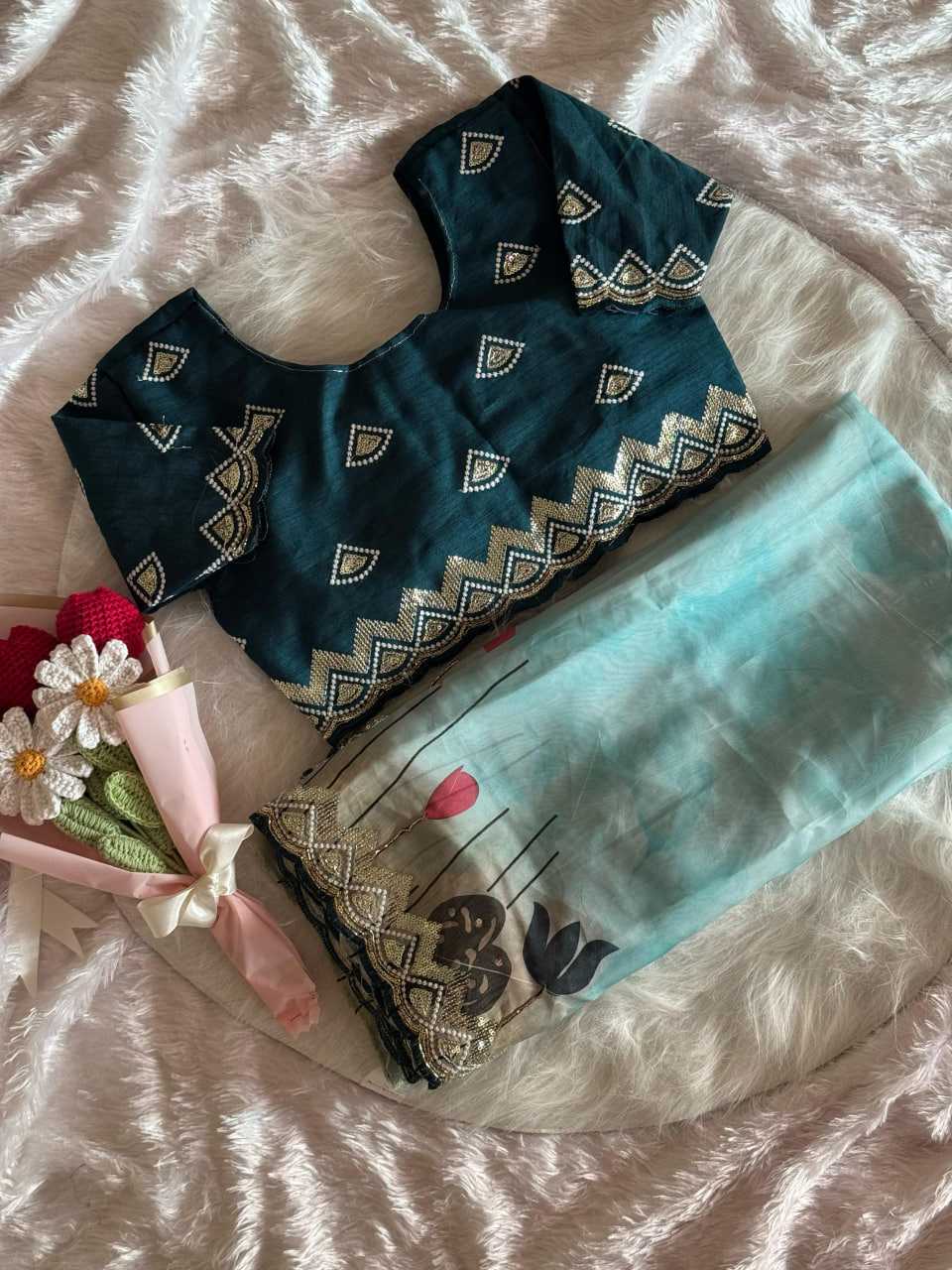 Ynf Organza RIN105 MELODY Sarees Wedding Collections Festive Collections Wholesale Organza Sarees Printed Sarees Embroidered Sarees Manufacturer