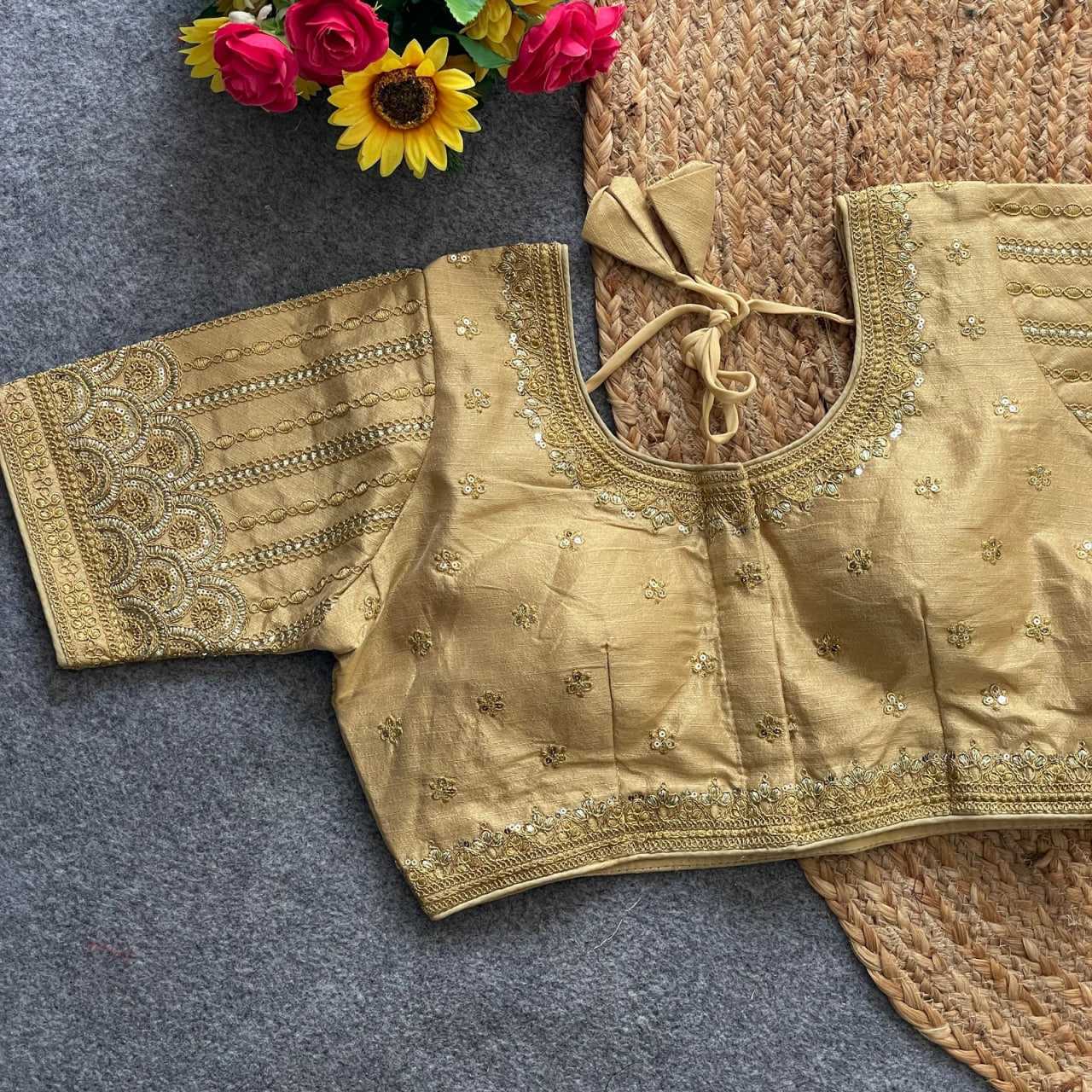 Ynf Phantom Silk KESH426 RUMA Readymade Blouses Wedding Collections Festive Collections Wholesale Sequence Embroidery Blouse Party Wear Blouse Silk Blouse Manufacturer