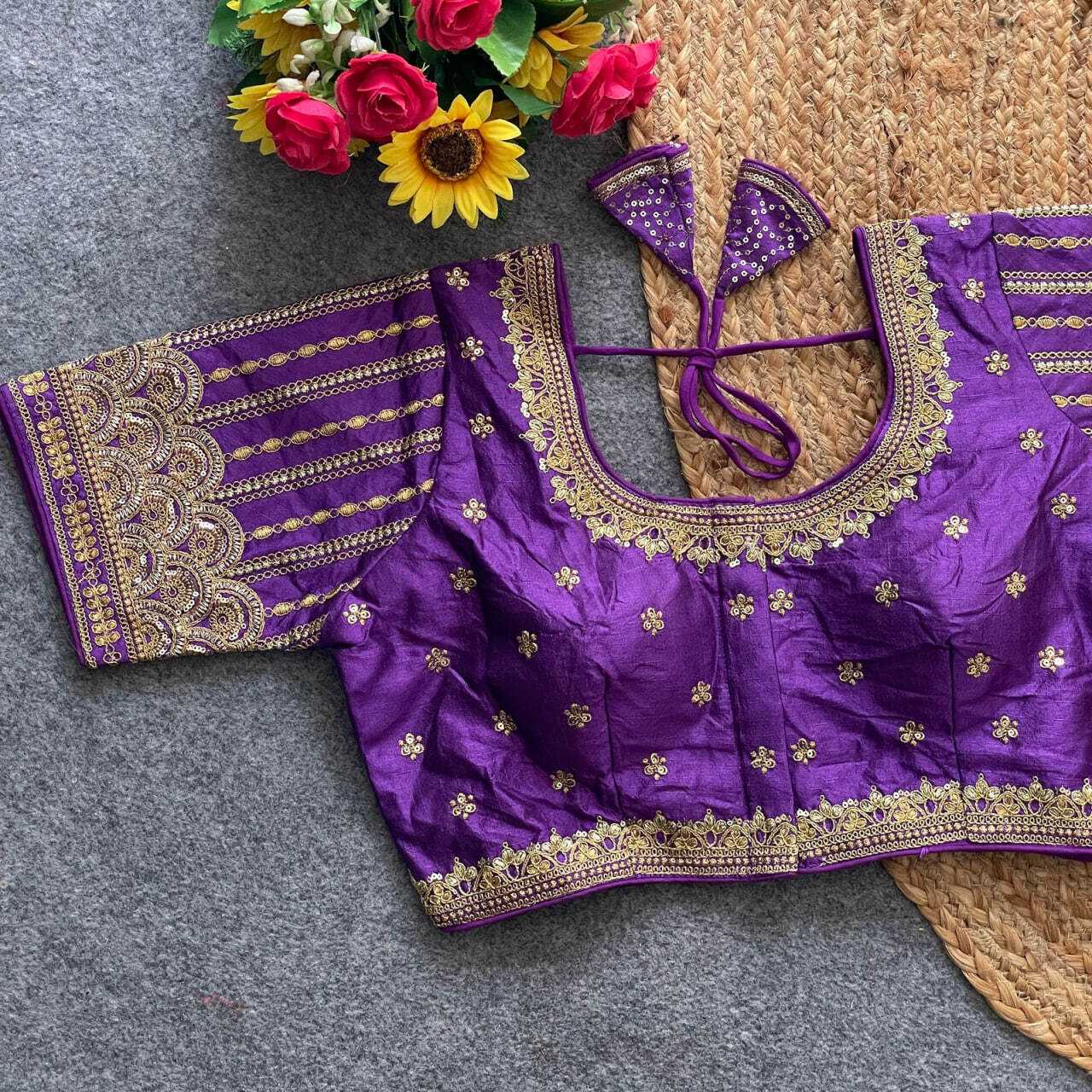 Ynf Phantom Silk KESH426 RUMA Readymade Blouses Wedding Collections Festive Collections Wholesale Sequence Embroidery Blouse Party Wear Blouse Silk Blouse Manufacturer