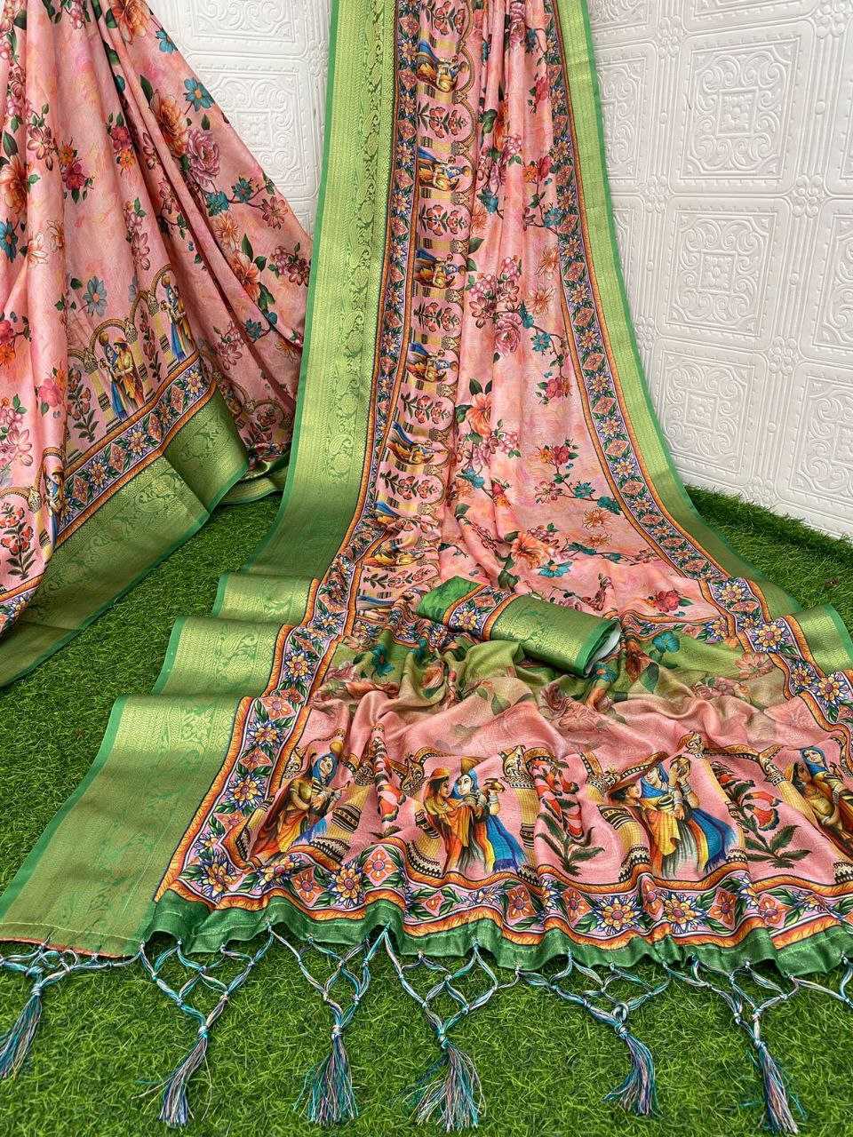 Ynf Premium Silk KESH495 premium soft silk Silk Sarees Wholesale Heavy Silk Sarees Zari Border Silk Sarees Kalamkari Silk Sarees Manufacturer