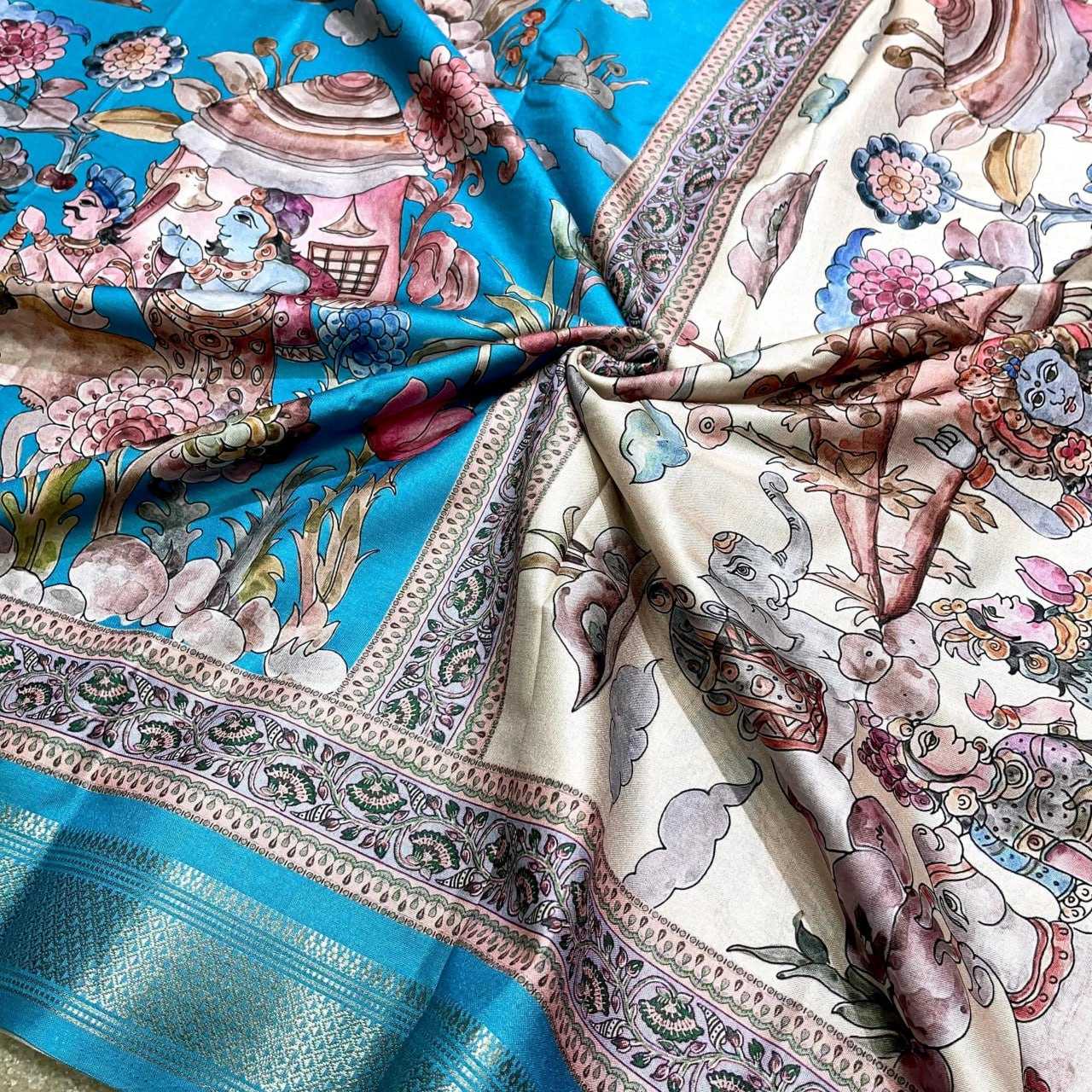 Ynf Silk RIN116 MANIPURI MADHUBANI Sarees Silk Sarees Festive Collections Wholesale Madhubani Sarees Printed Silk Saree Silk Sarees With Blouse Manufacturer
