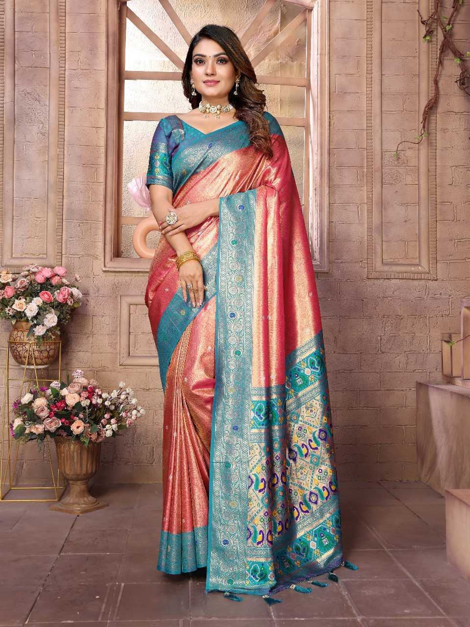 Ynf Tissue Silk RIN144 Vimla Sarees Silk Sarees Festive Collections Wholesale Banarasi Silk Sarees Tissue Silk Saree Sarees With Blouse Manufacturer