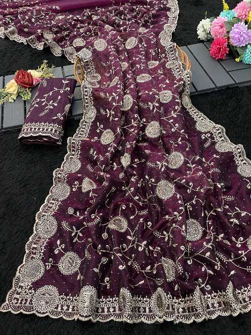 Ynf Tissue Silk RIN222 253 Sarees Silk Sarees Festive Collections Wholesale Tissue Silk Saree Embroidered Sarees Silk Sarees With Blouse Manufacturer
