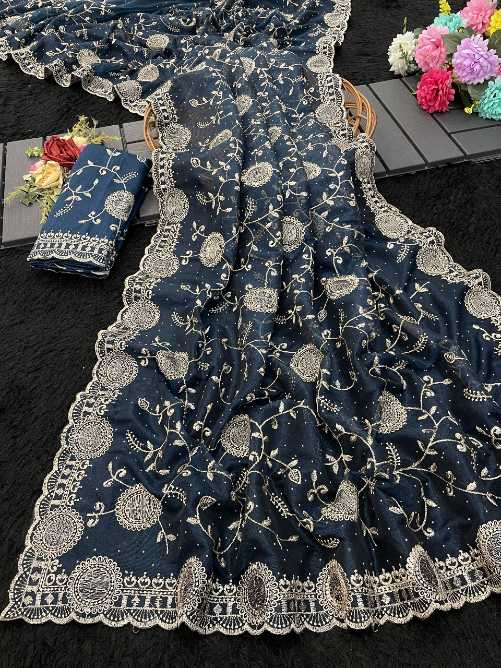 Ynf Tissue Silk RIN222 253 Sarees Silk Sarees Festive Collections Wholesale Tissue Silk Saree Embroidered Sarees Silk Sarees With Blouse Manufacturer