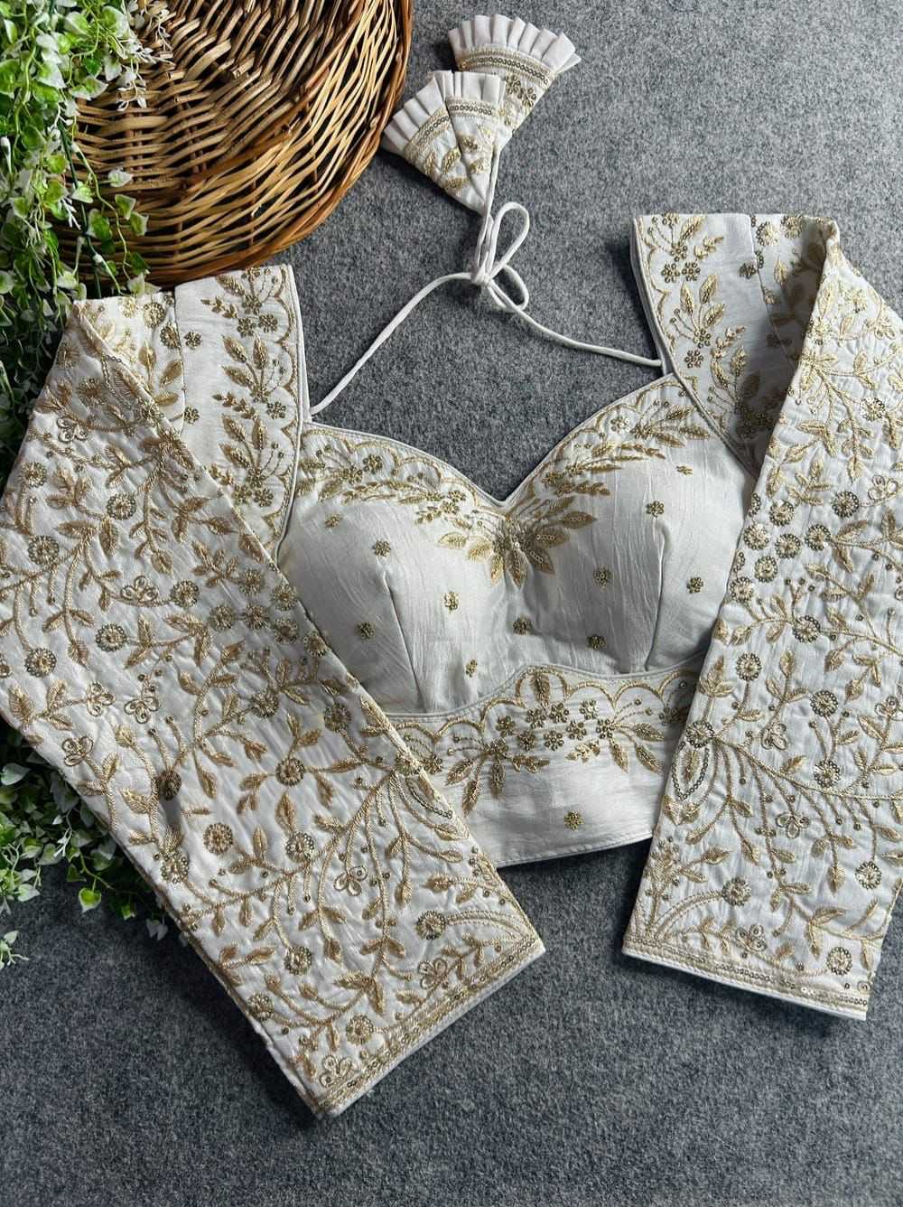Ynf Vichitra Silk KESH426 MUMTAZ-2 Readymade Blouses Wedding Collections Festive Collections Wholesale Sequence Embroidery Blouse Party Wear Blouse Silk Blouse Manufacturer