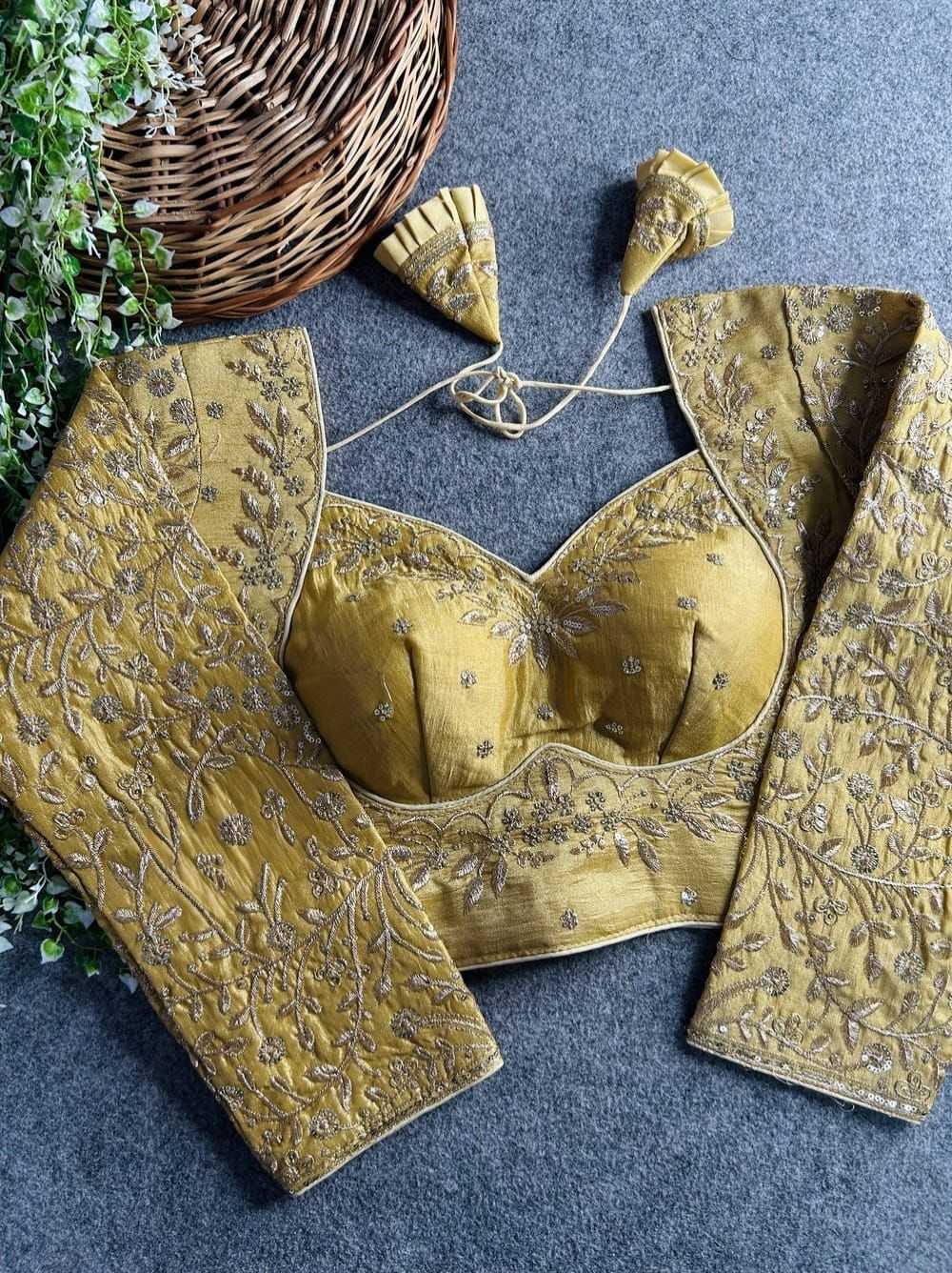 Ynf Vichitra Silk KESH426 MUMTAZ-2 Readymade Blouses Wedding Collections Festive Collections Wholesale Sequence Embroidery Blouse Party Wear Blouse Silk Blouse Manufacturer