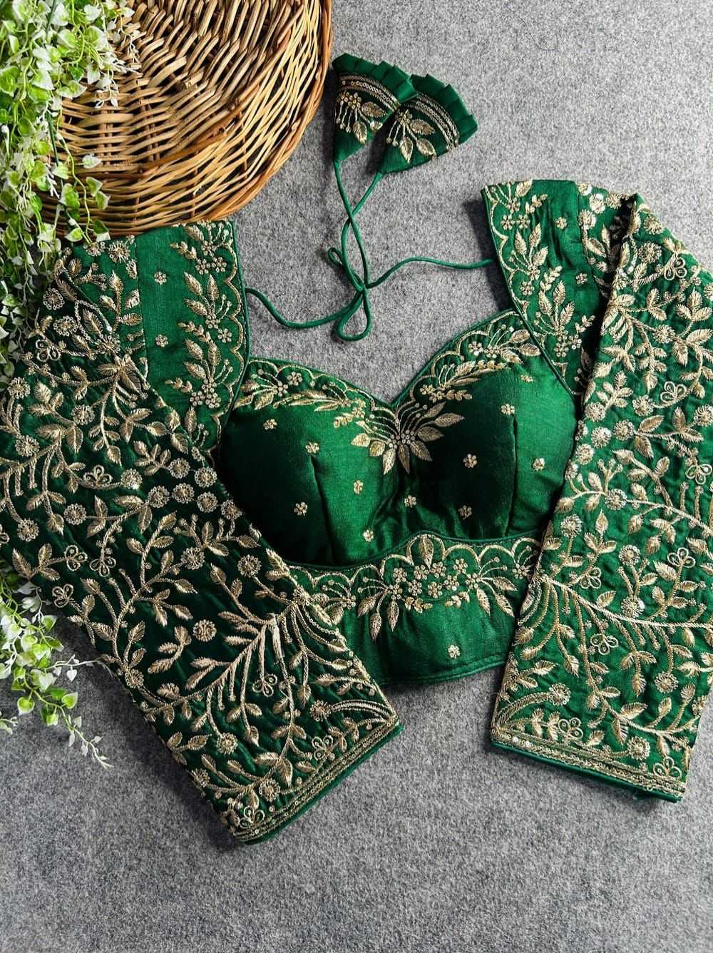 Ynf Vichitra Silk KESH426 MUMTAZ-2 Readymade Blouses Wedding Collections Festive Collections Wholesale Sequence Embroidery Blouse Party Wear Blouse Silk Blouse Manufacturer