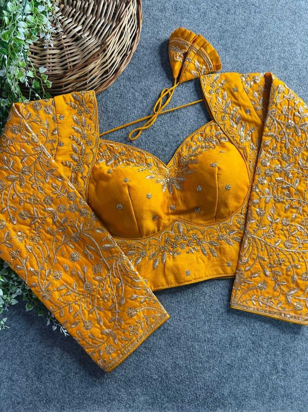Ynf Vichitra Silk KESH426 MUMTAZ-2 Readymade Blouses Wedding Collections Festive Collections Wholesale Sequence Embroidery Blouse Party Wear Blouse Silk Blouse Manufacturer