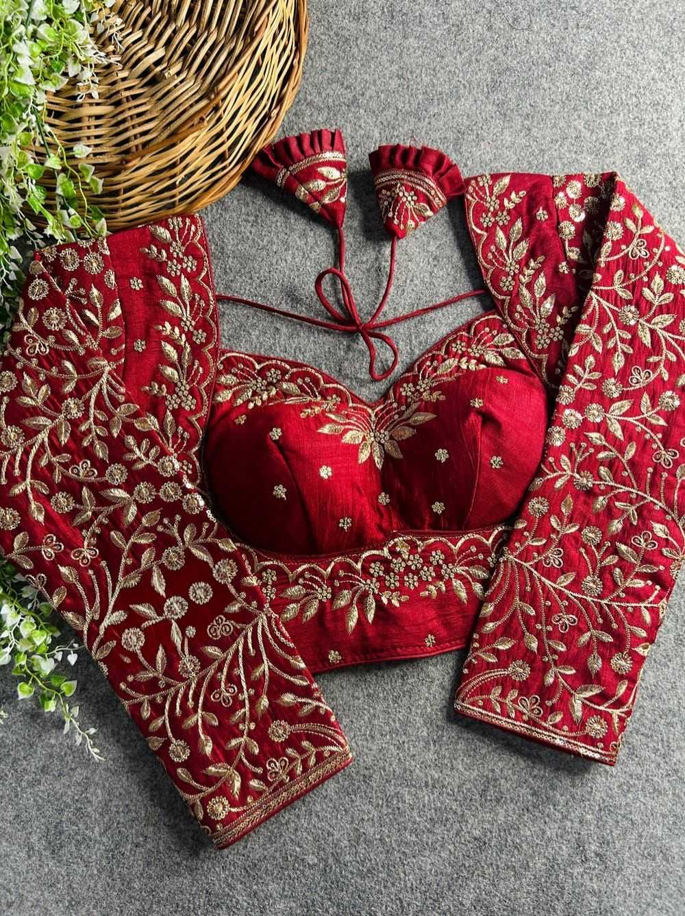 Ynf Vichitra Silk KESH426 MUMTAZ-2 Readymade Blouses Wedding Collections Festive Collections Wholesale Sequence Embroidery Blouse Party Wear Blouse Silk Blouse Manufacturer